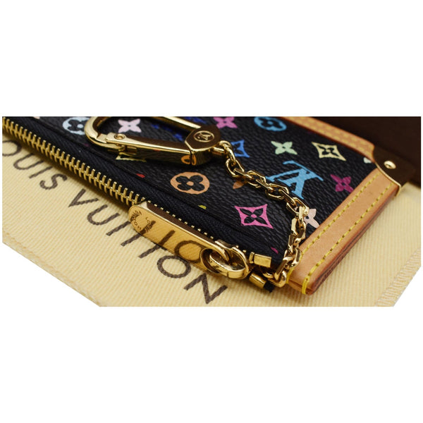 Louis Vuitton Pochette Key Cles Coin Case Multicolor