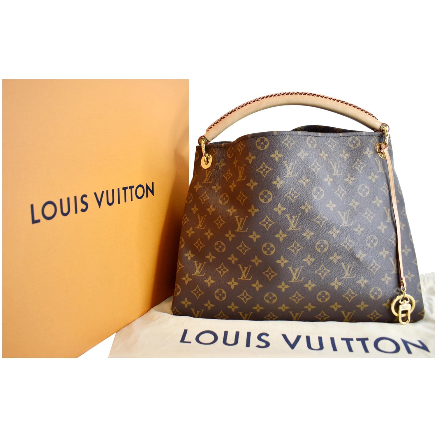 Artsy leather satchel Louis Vuitton Brown in Leather - 18325385