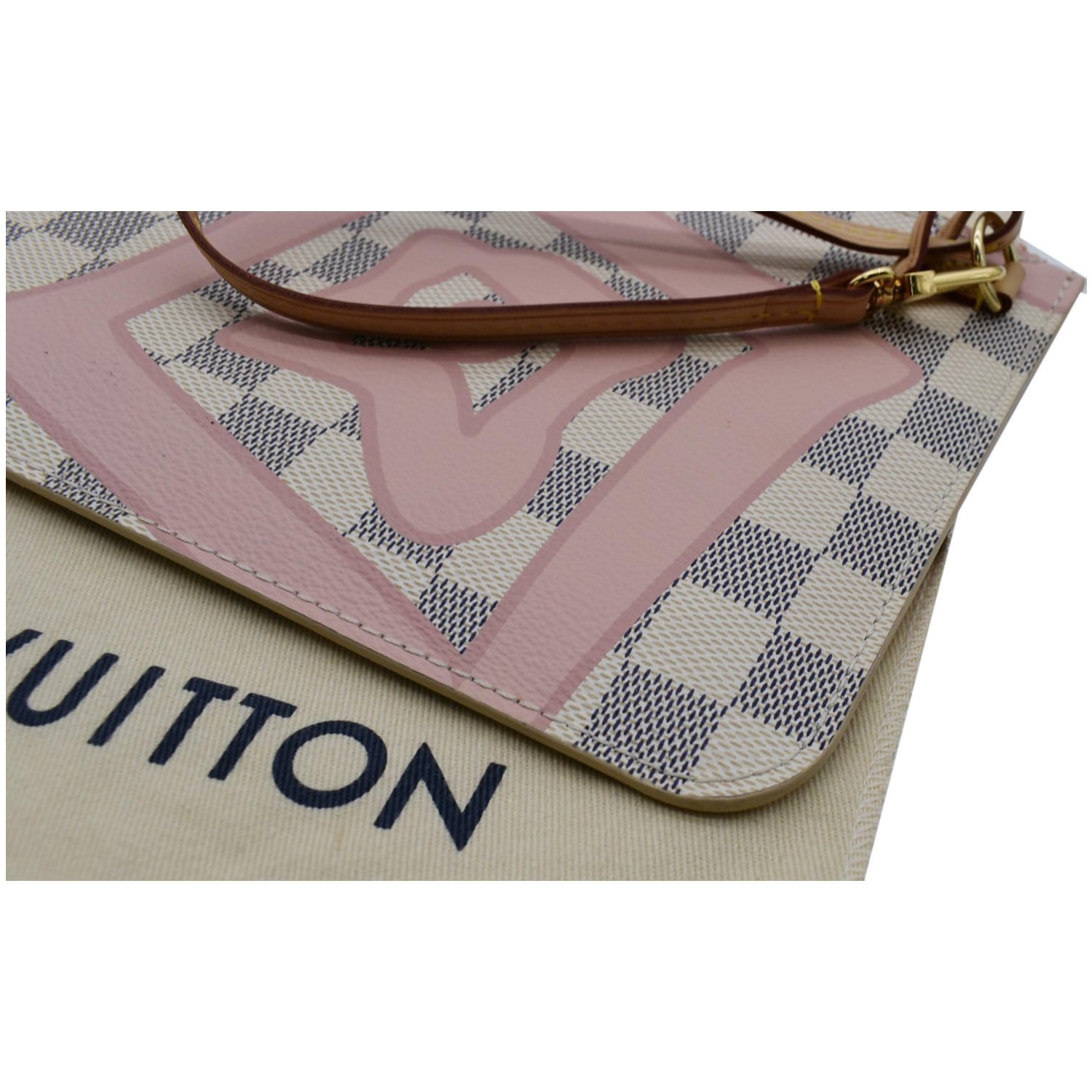 Louis Vuitton Damier Azur Tahitienne Neverfull MM w/Pouch - Neutrals Totes,  Handbags - LOU778524
