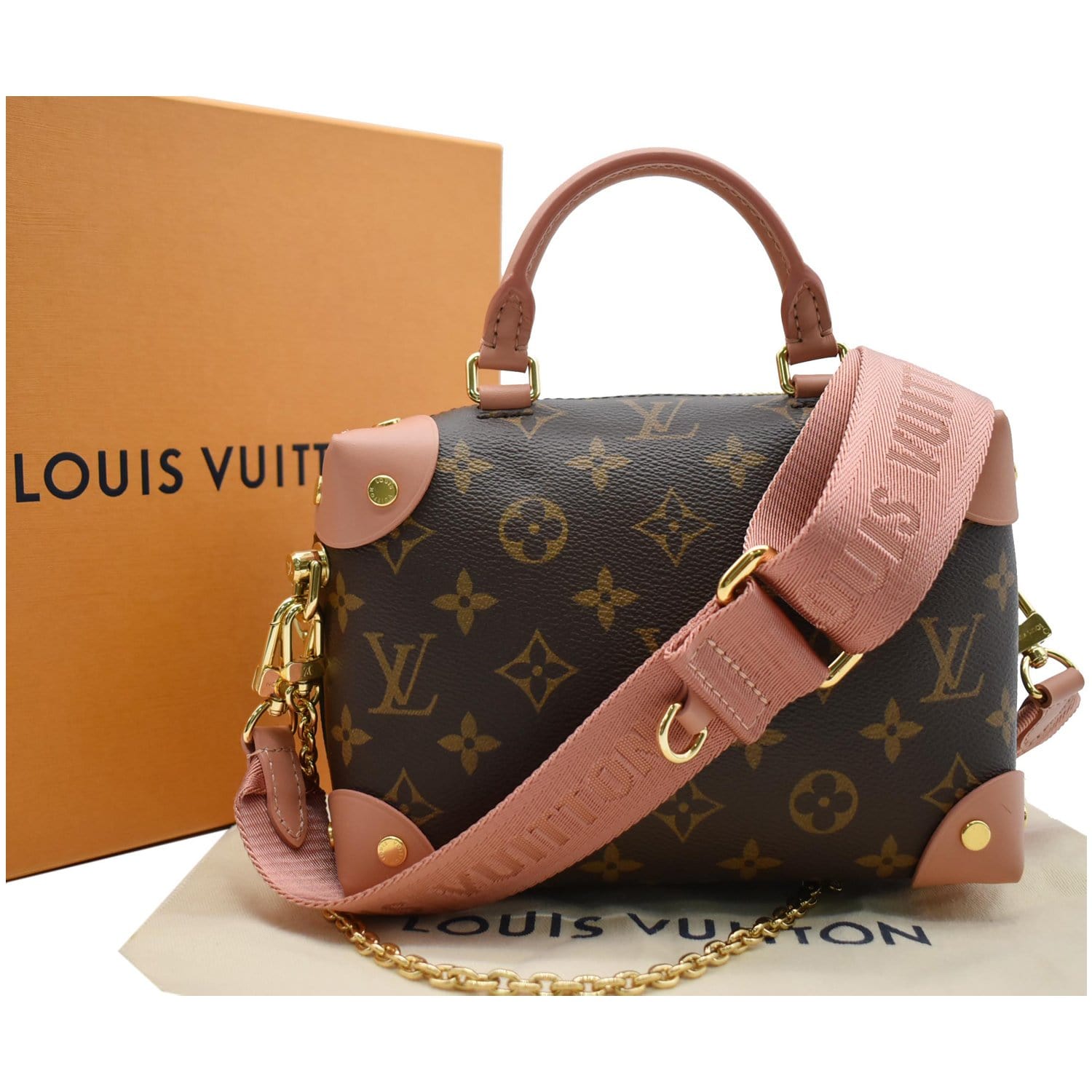 Louis Vuitton Petite Malle Souple Monogram Empreinte Shoulder Bag