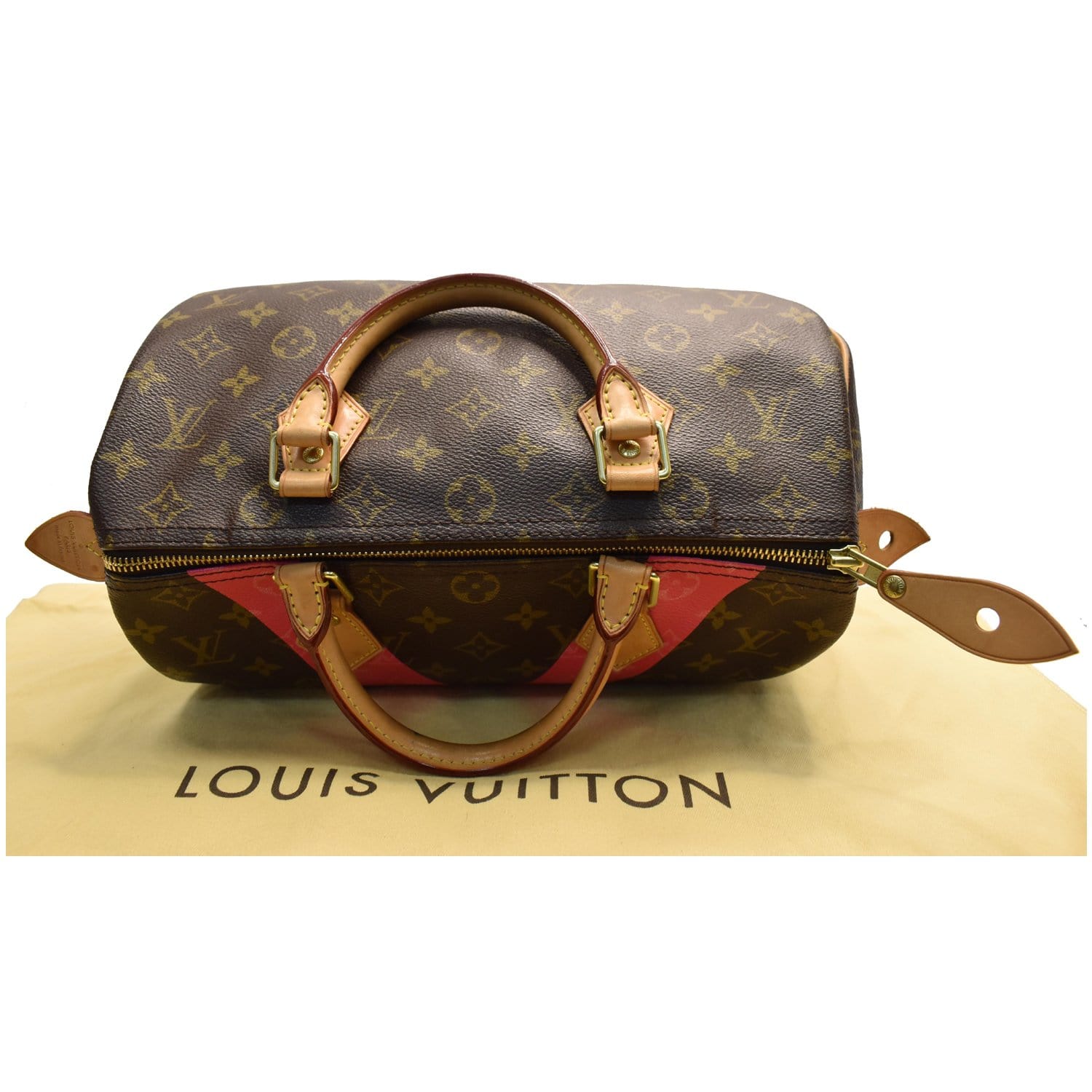 Iconic Louis Vuitton Speedy 30 Handbag Limited Edition Grenade V