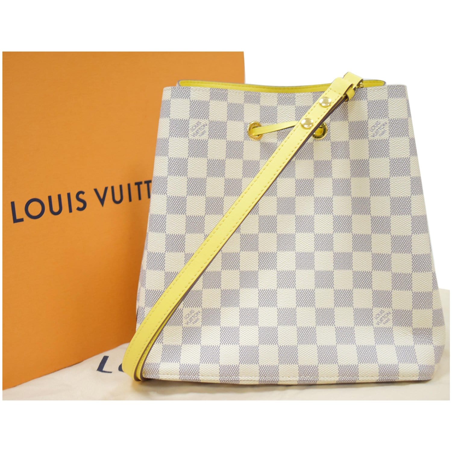 NEW!!! Sold Out!Authentic Louis Vuitton Damier Azur NeoNoe Bag