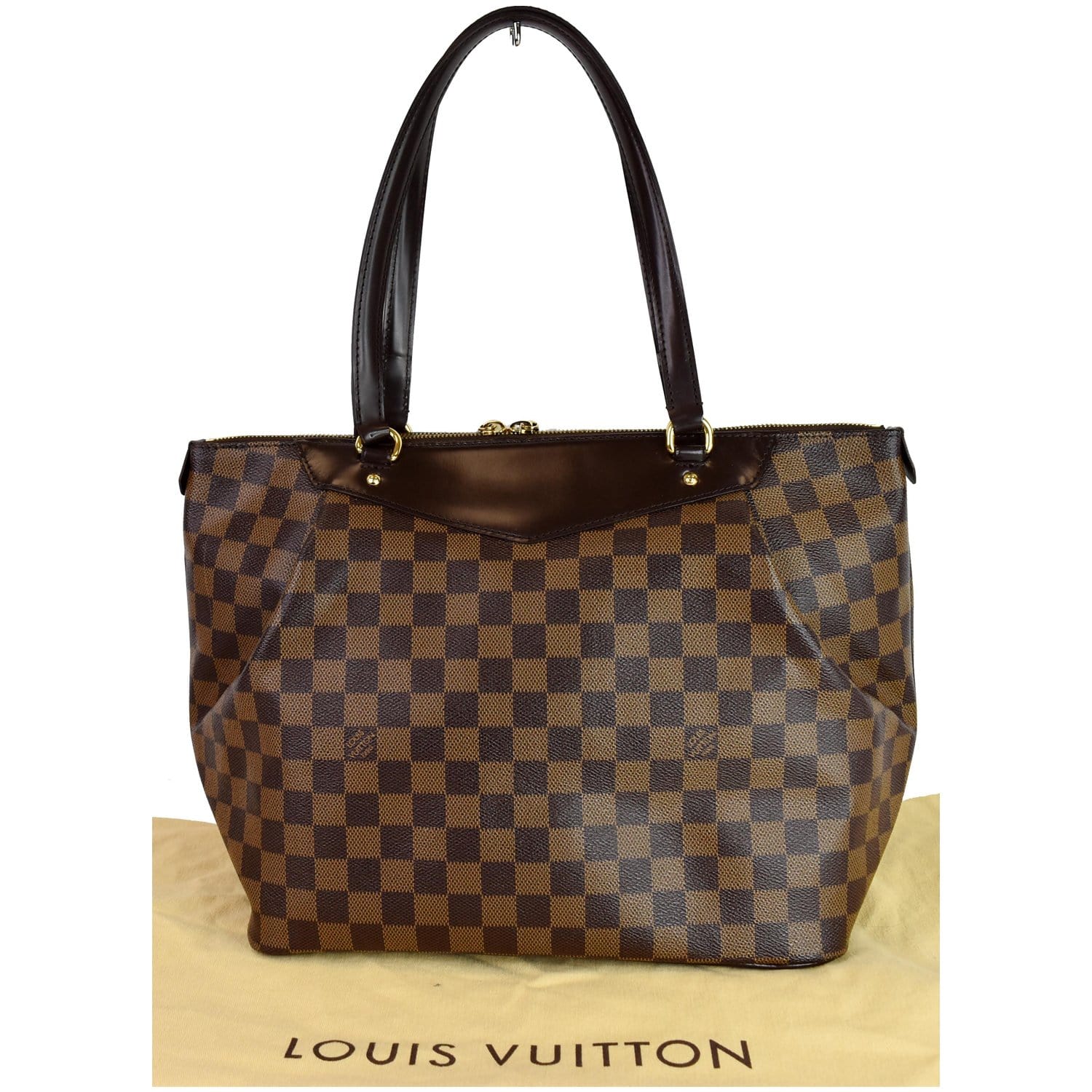 Louis Vuitton Damier Ebene Canvas Westminster GM Bag. Excellent, Lot  #58620