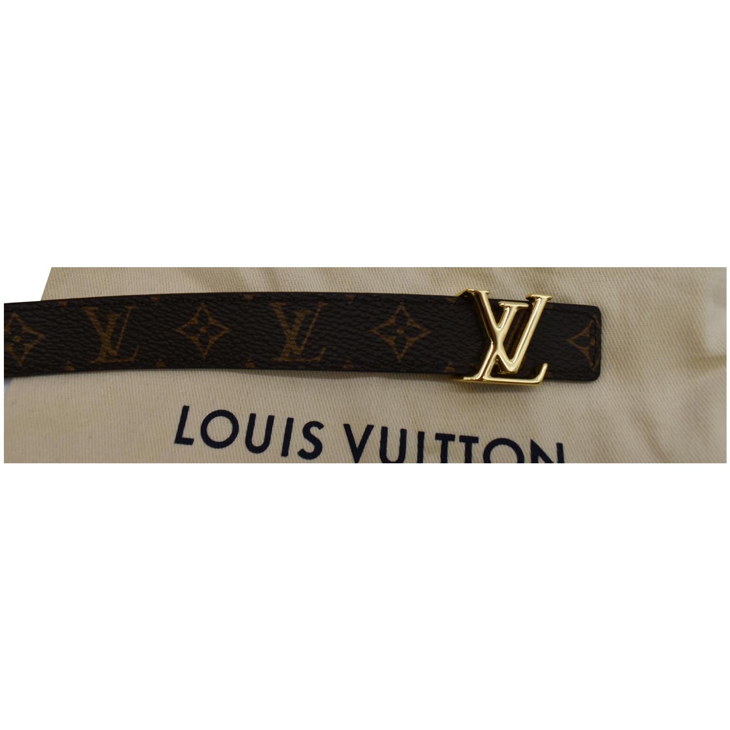 Louis Vuitton Black Monogram Canvas LV Initiales Reversible Belt 90CM Louis  Vuitton
