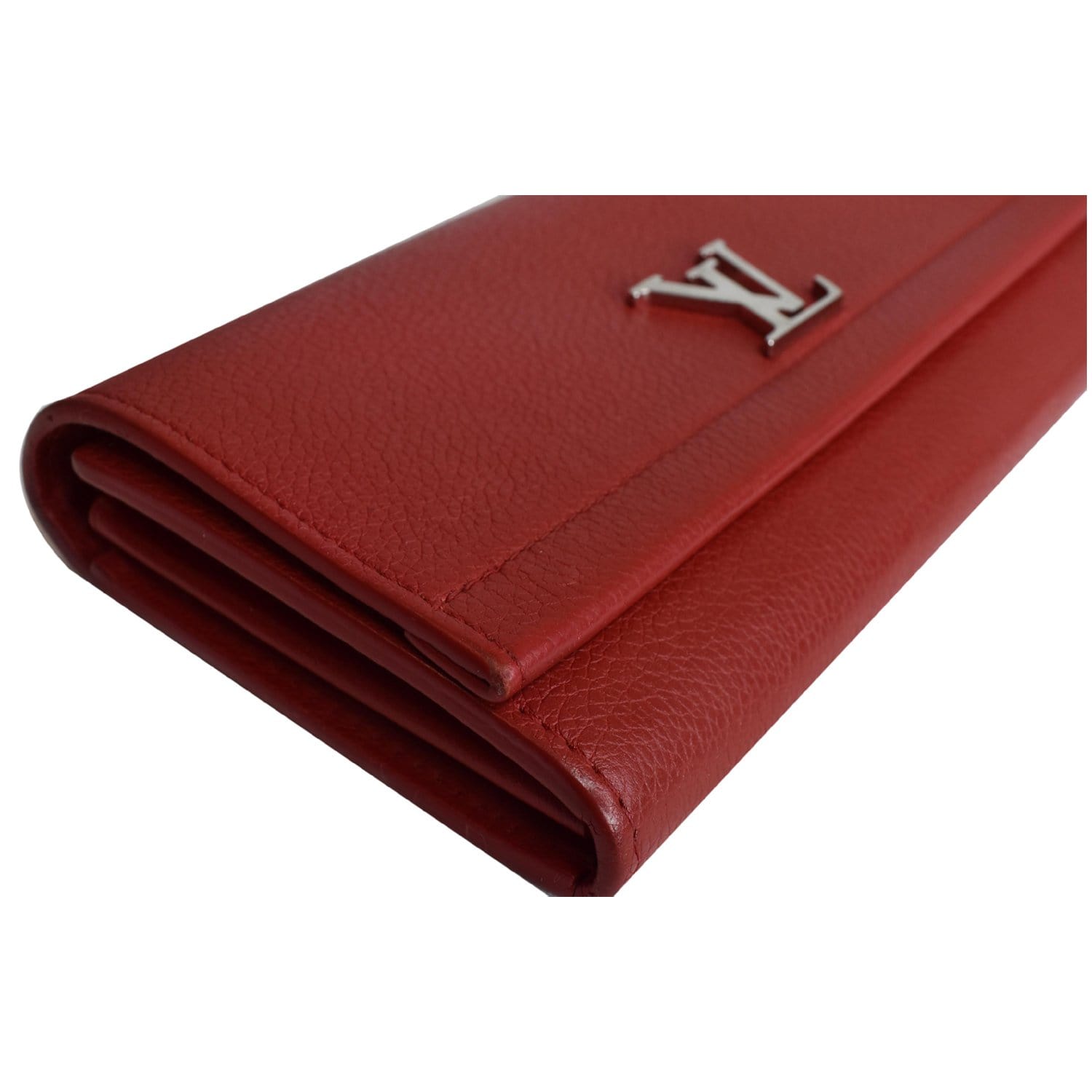 Leather wallet Louis Vuitton Red in Leather - 37268445