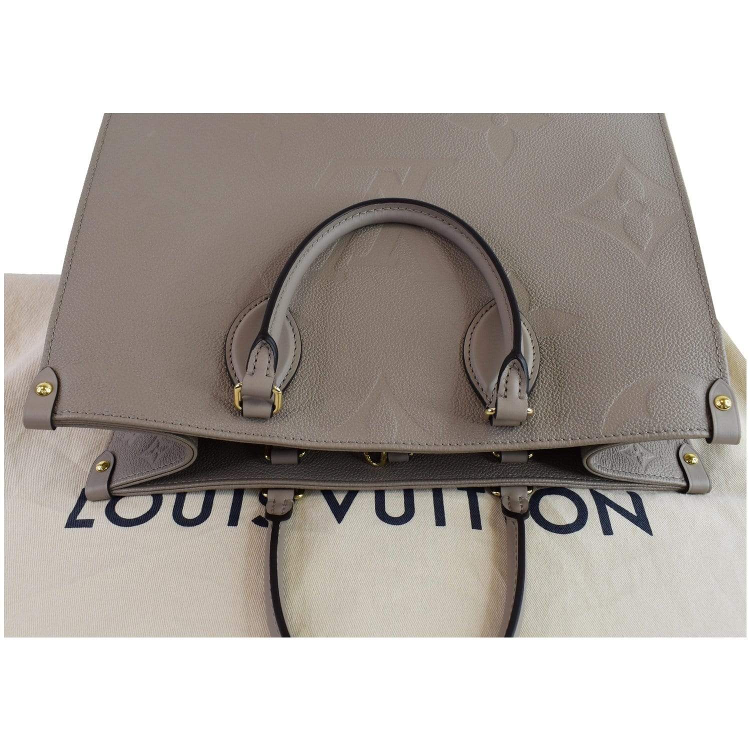 Louis Vuitton OnTheGo (OTG) MM Empreinte Monogram Tourterelle 