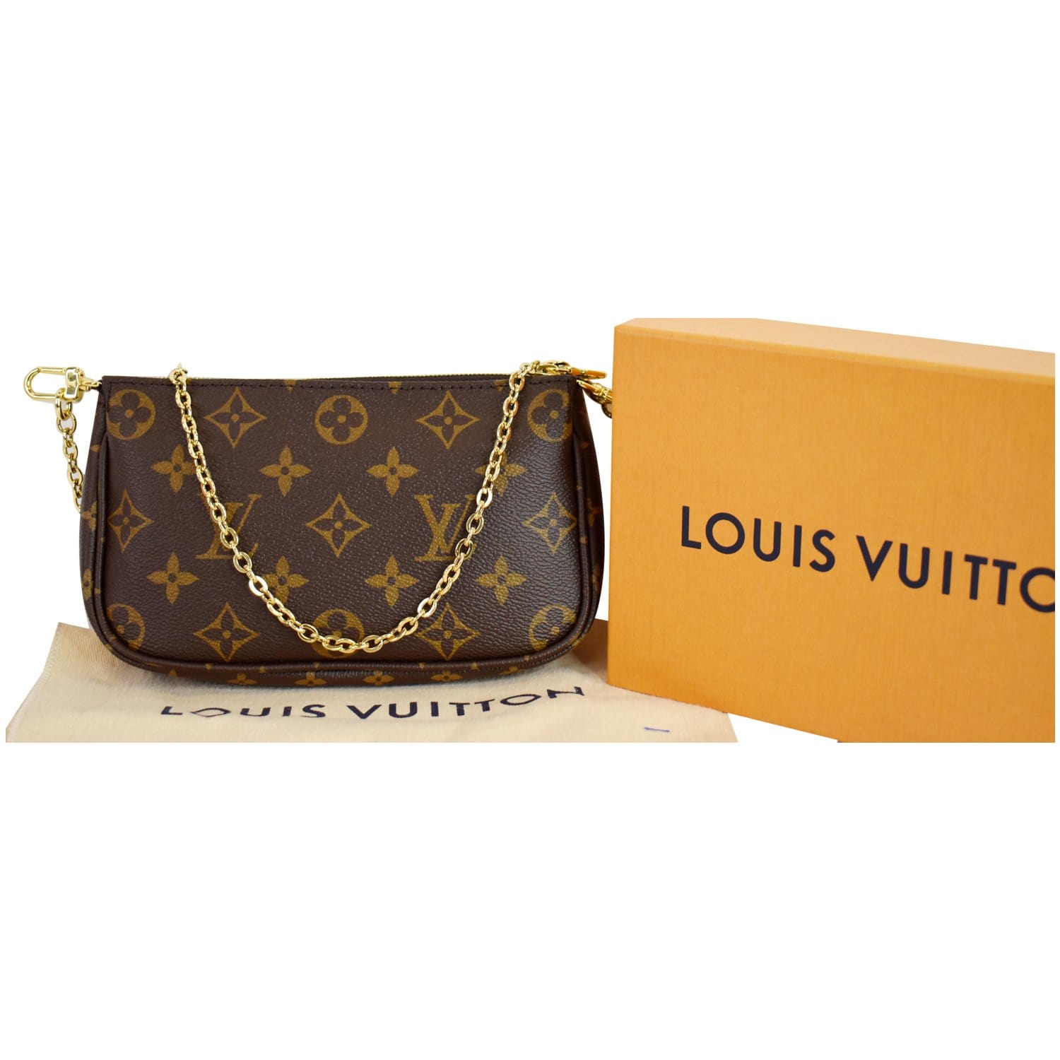 Louis Vuitton Monogram Pochette Accessories with Louis Vuitton
