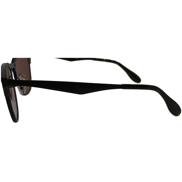 Ray-Ban Metal Sunglasses matte black frame Mirrored Lens