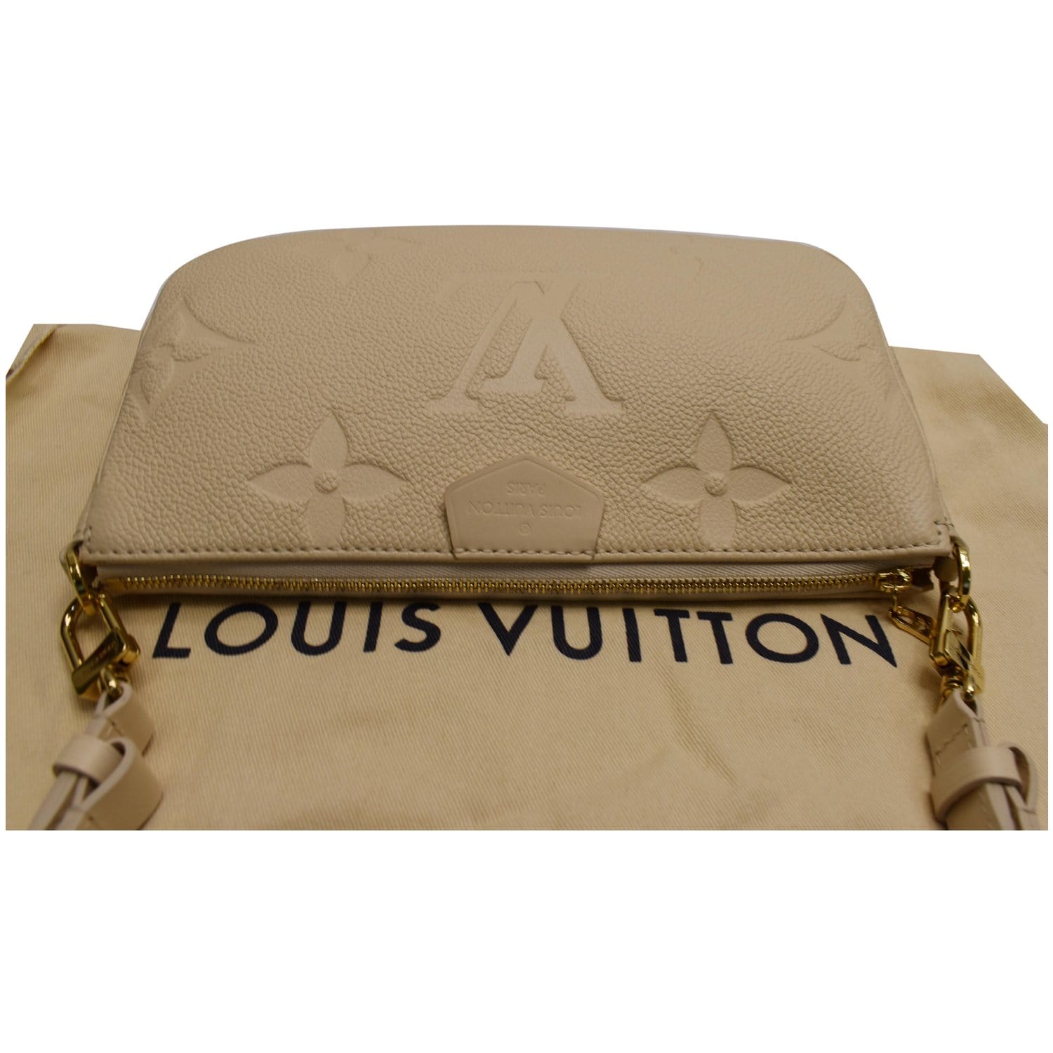 Louis Vuitton Multi Pochette Accessories Creme Beige