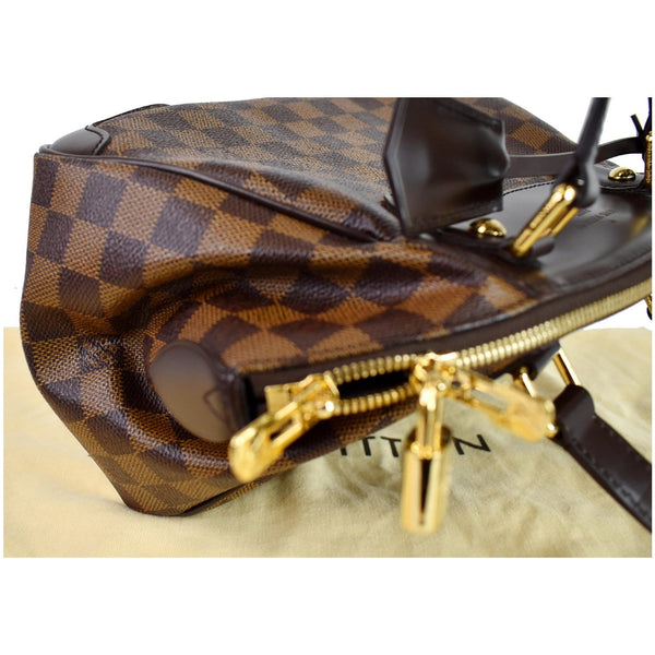 Louis Vuitton Verona PM Damier Ebene Satchel Tote Bag - corner focused