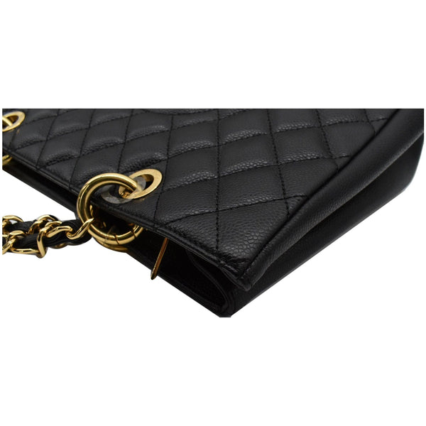 Chanel black leather GST bag - Second Hand / Used – Vintega