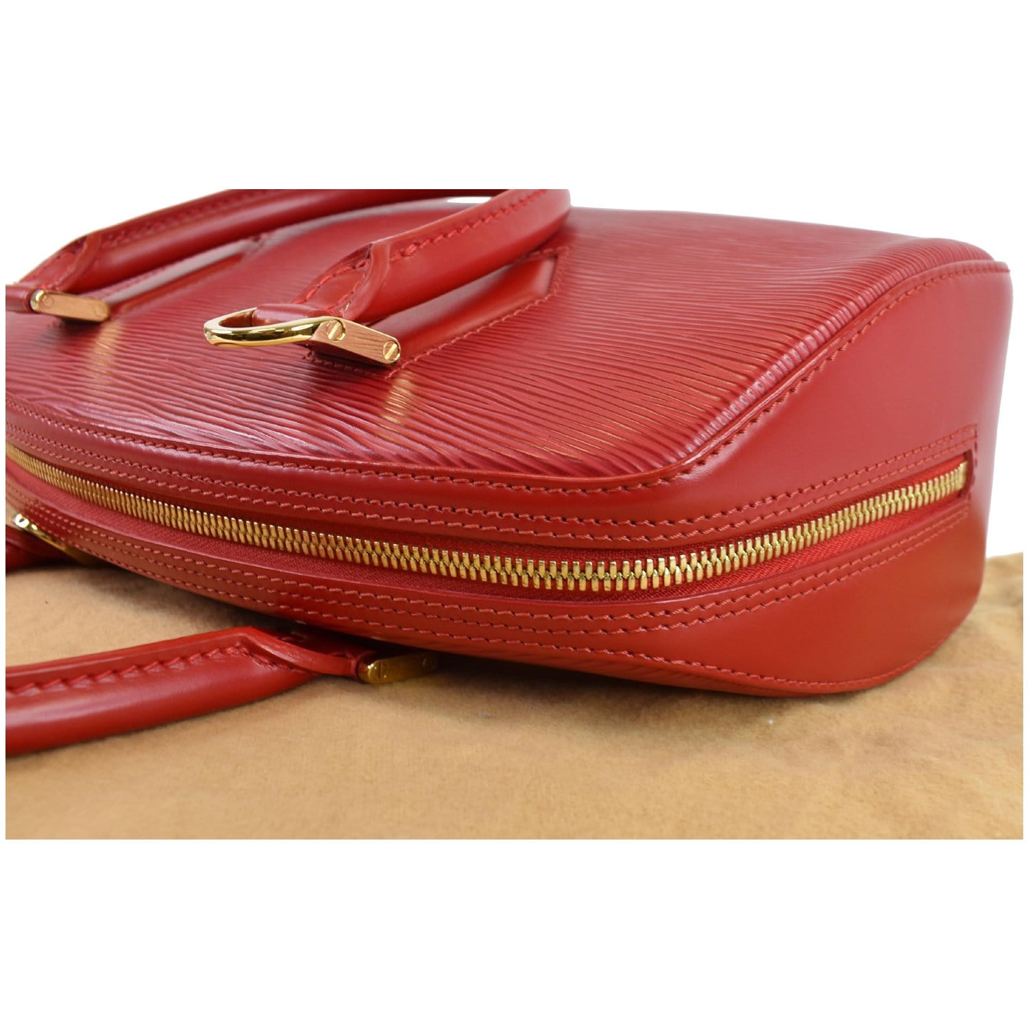 Authentic Louis Vuitton Jasmin Red Epi Leather Vintage 2005 France
