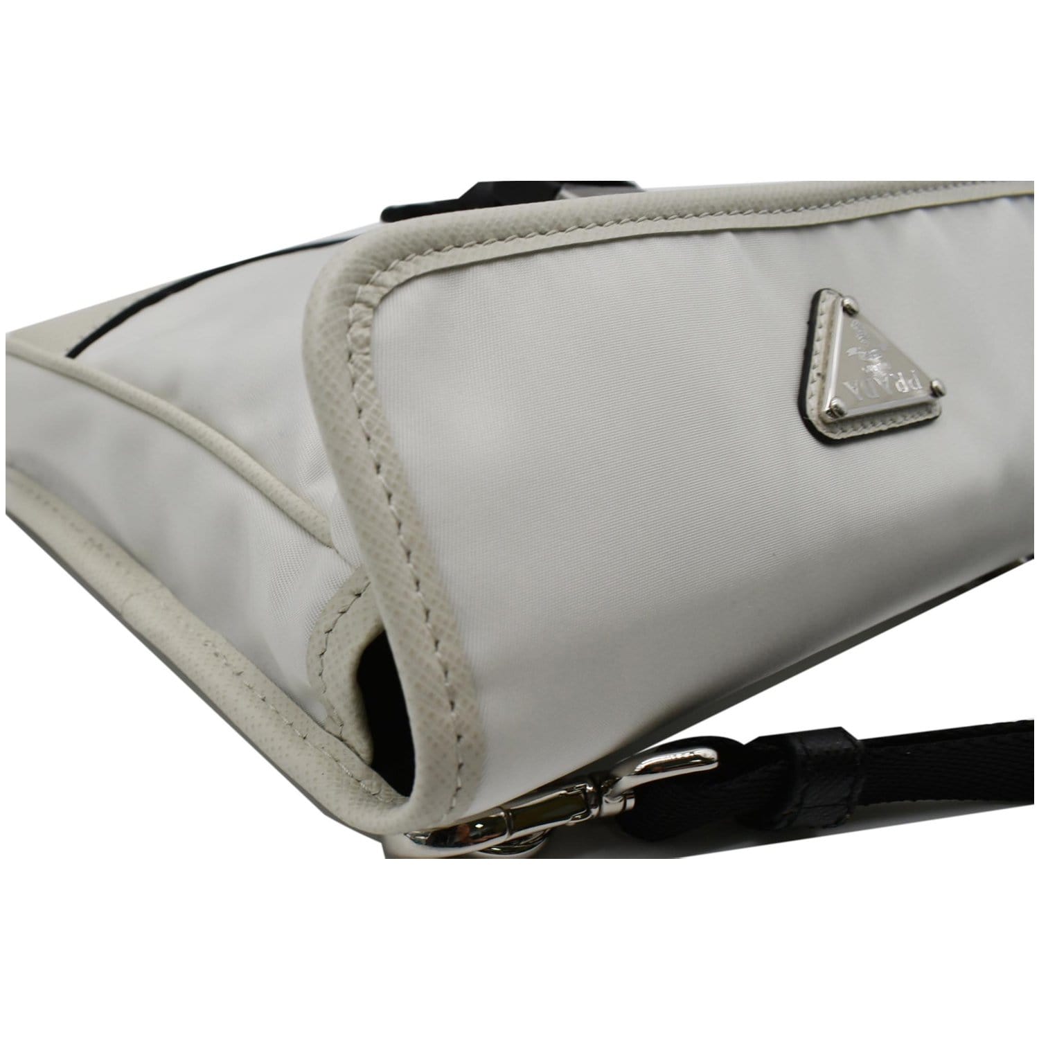 Tundra Re-nylon And Saffiano Leather Shoulder Bag