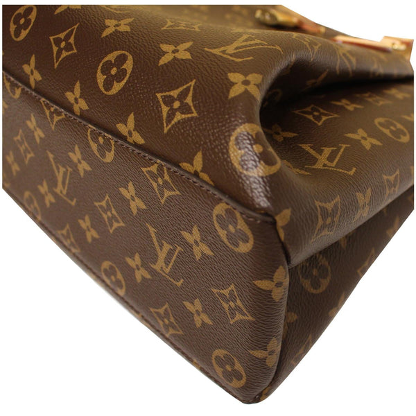 Louis Vuitton Rivoli MM Monogram Canvas bag closeup