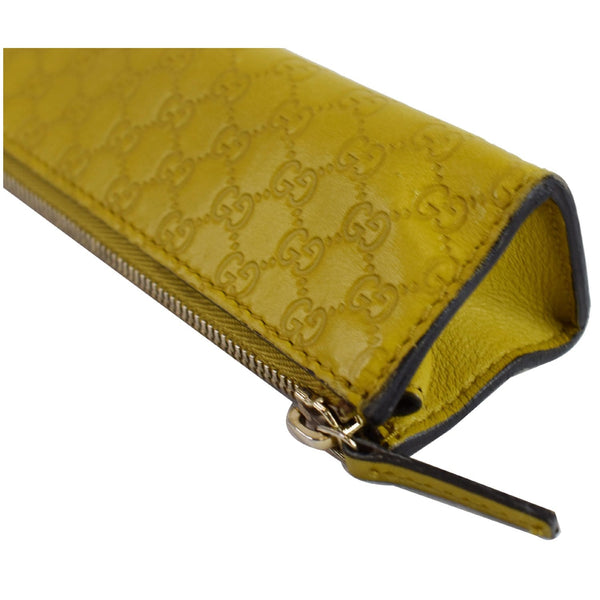 Gucci Microguccissima Pencil Pouch Yellow Skin