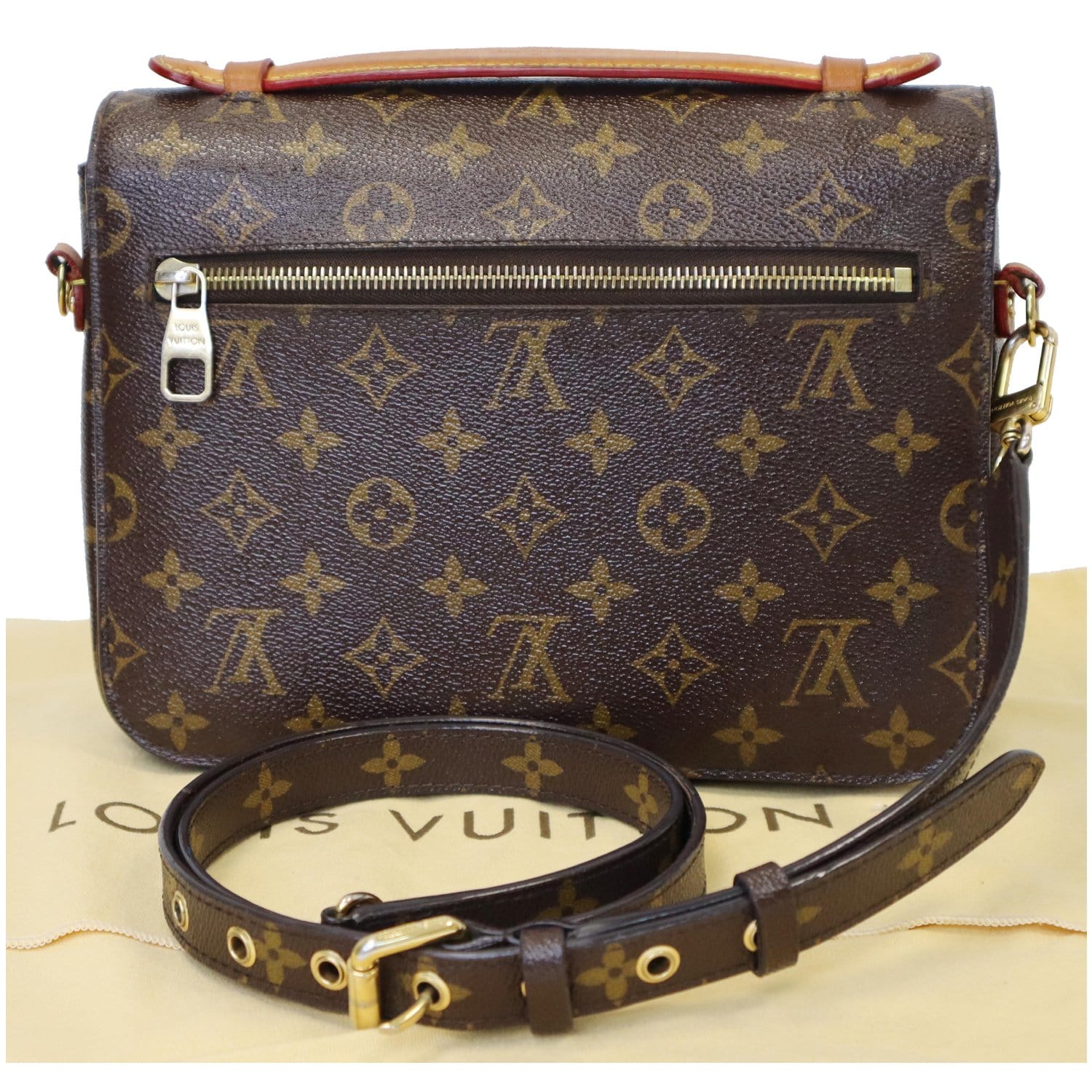 Metis crossbody bag Louis Vuitton Brown in Cotton - 32976167