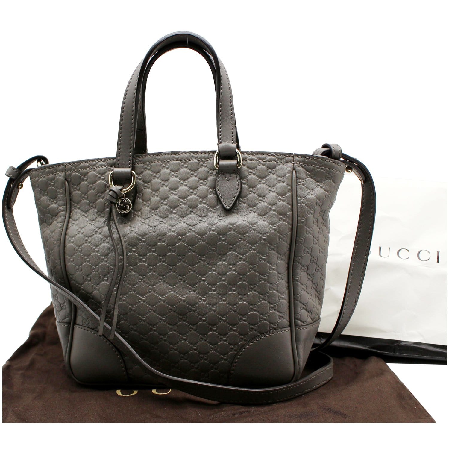 Gucci guccissima alma bag in black (smaller size)