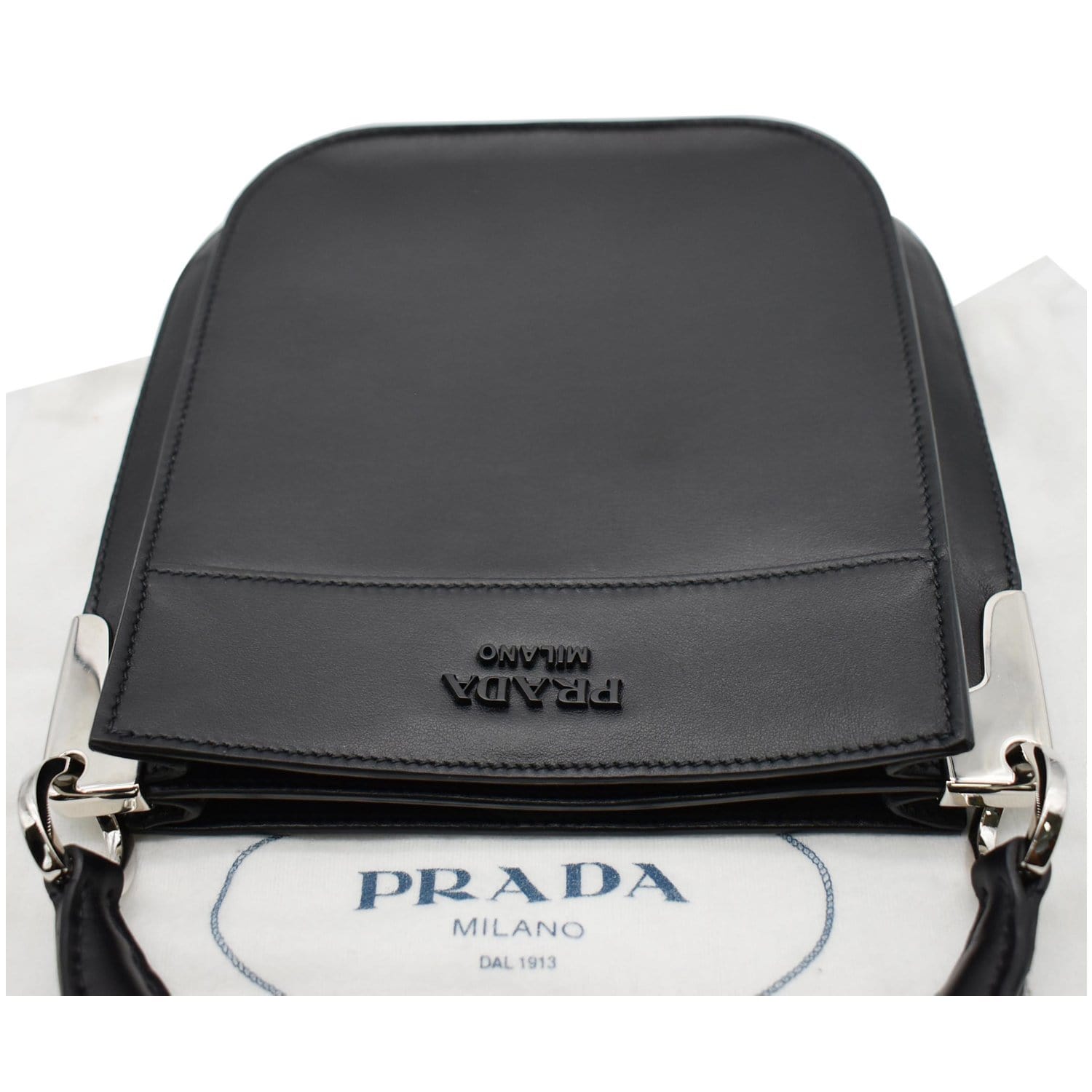 Shop PRADA Saffiano Leather Work Bag Marmo by Caterina