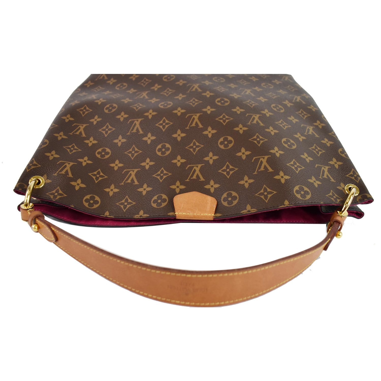 Graceful cloth handbag Louis Vuitton Brown in Cloth - 26205141