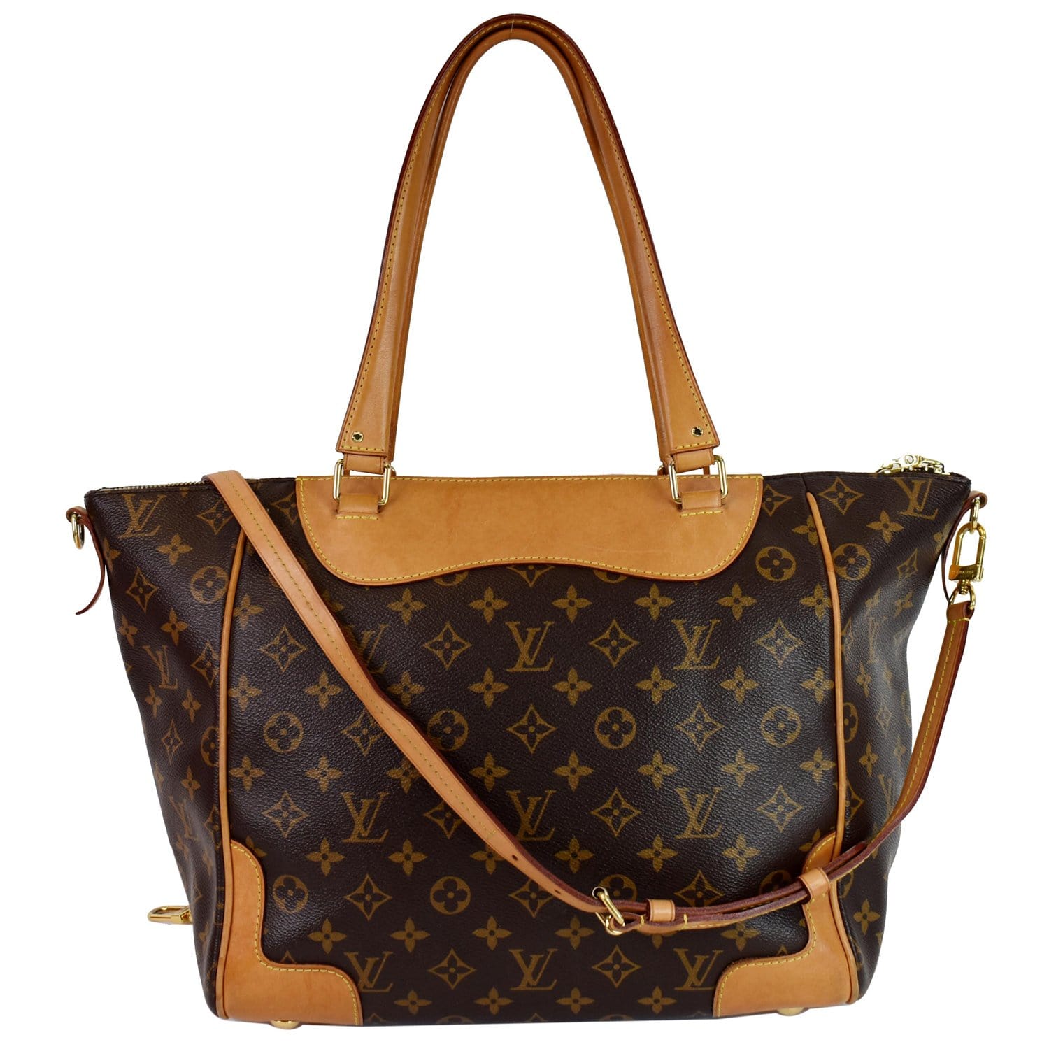 LOUIS VUITTON Estrela MM NM Monogram Canvas Brown Shoulder Bag-US