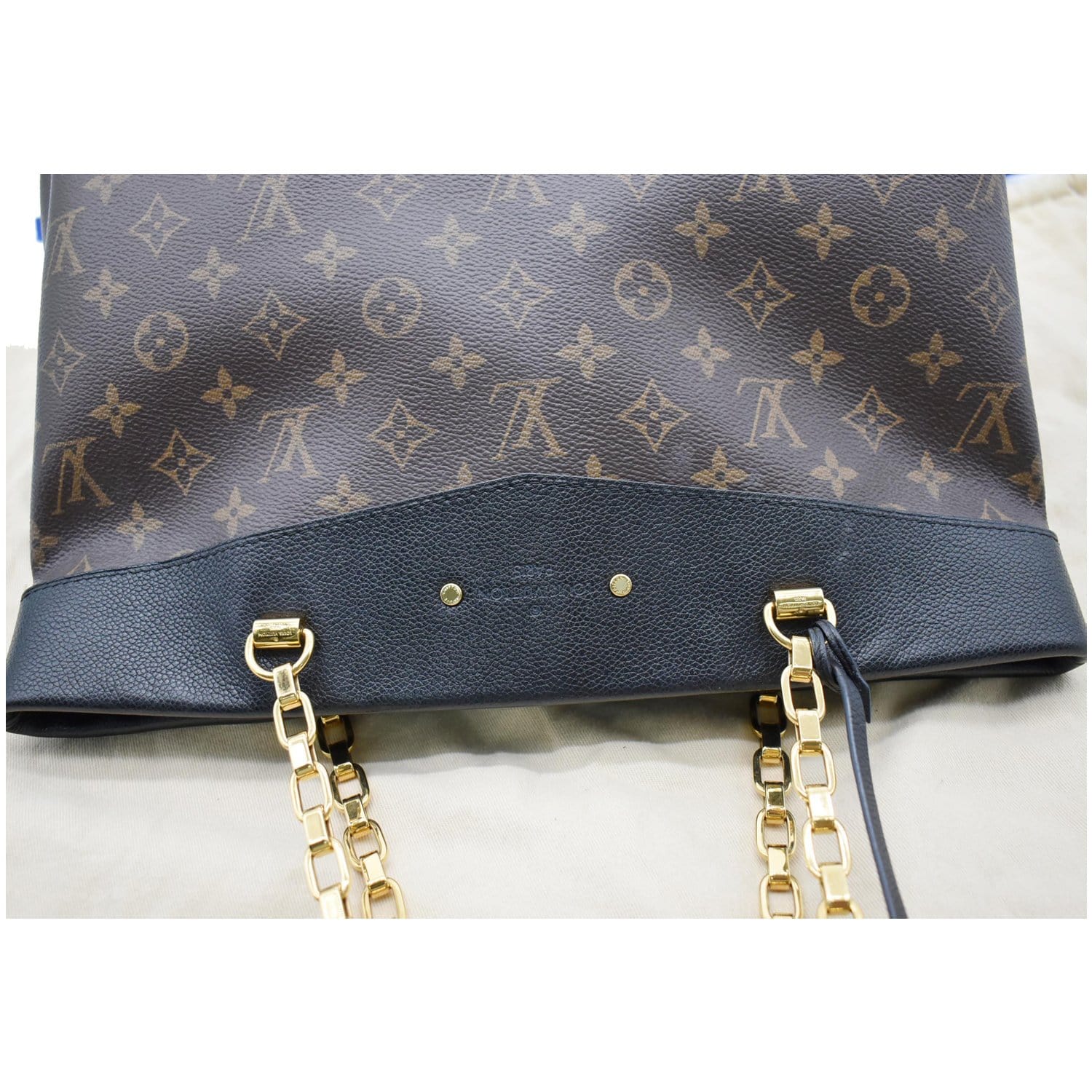 Louis Vuitton Monogram Pallas Chain Bag Brown Cloth ref.584852