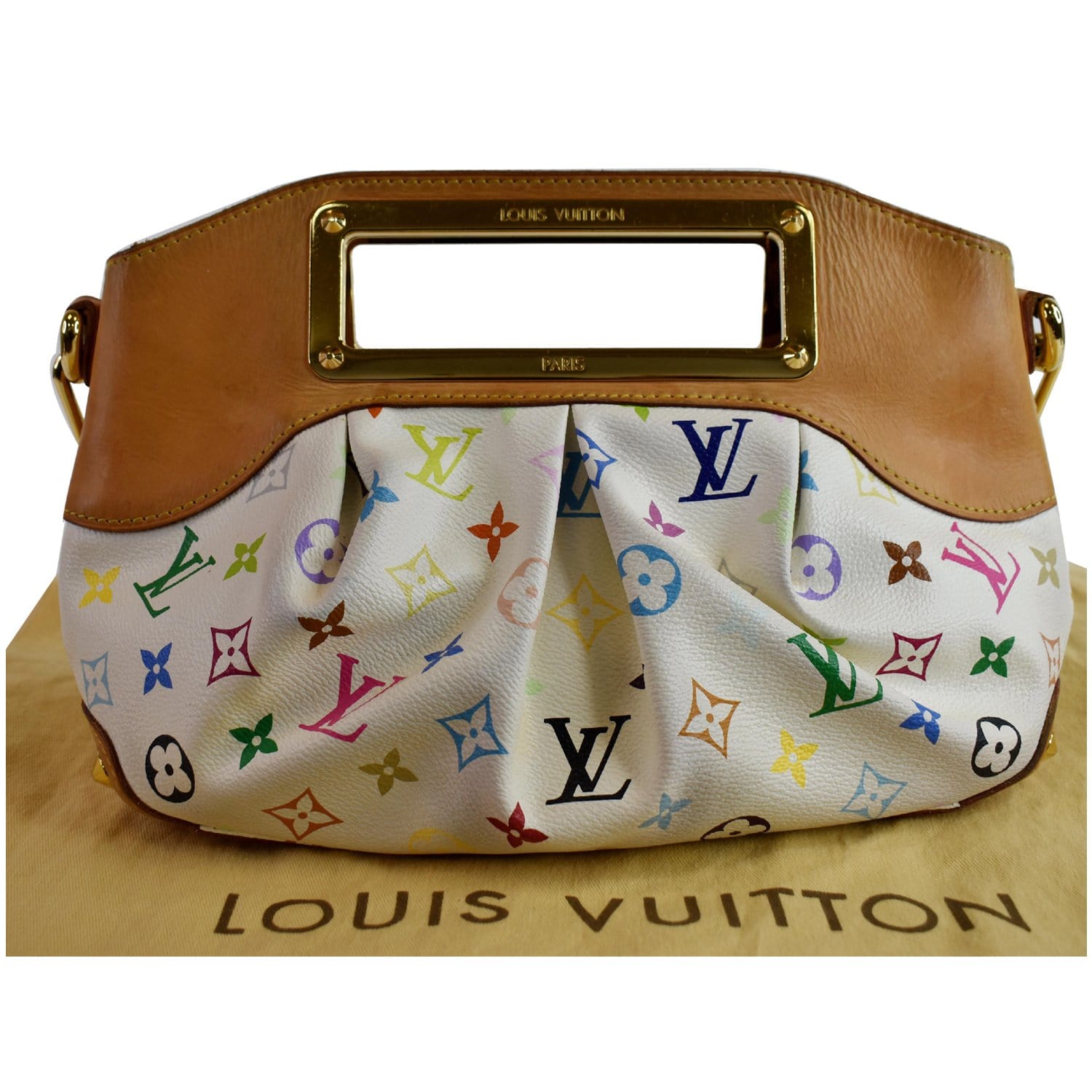 Louis Vuitton White Monogram Multicolore Judy PM Bag