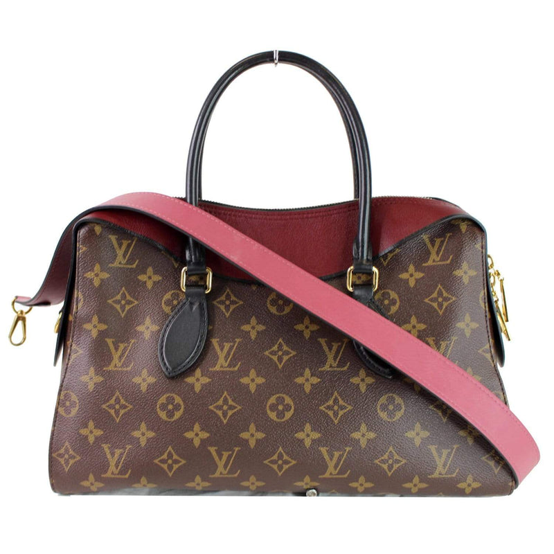 Louis Vuitton Brown Monogram Tuileries Satchel Cloth ref.769907