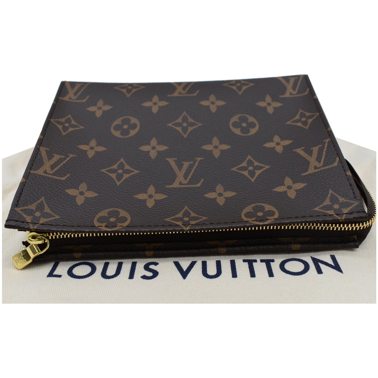 Louis Vuitton Vintage Monogram Toiletry Pouch - Brown Cosmetic Bags,  Accessories - LOU717198