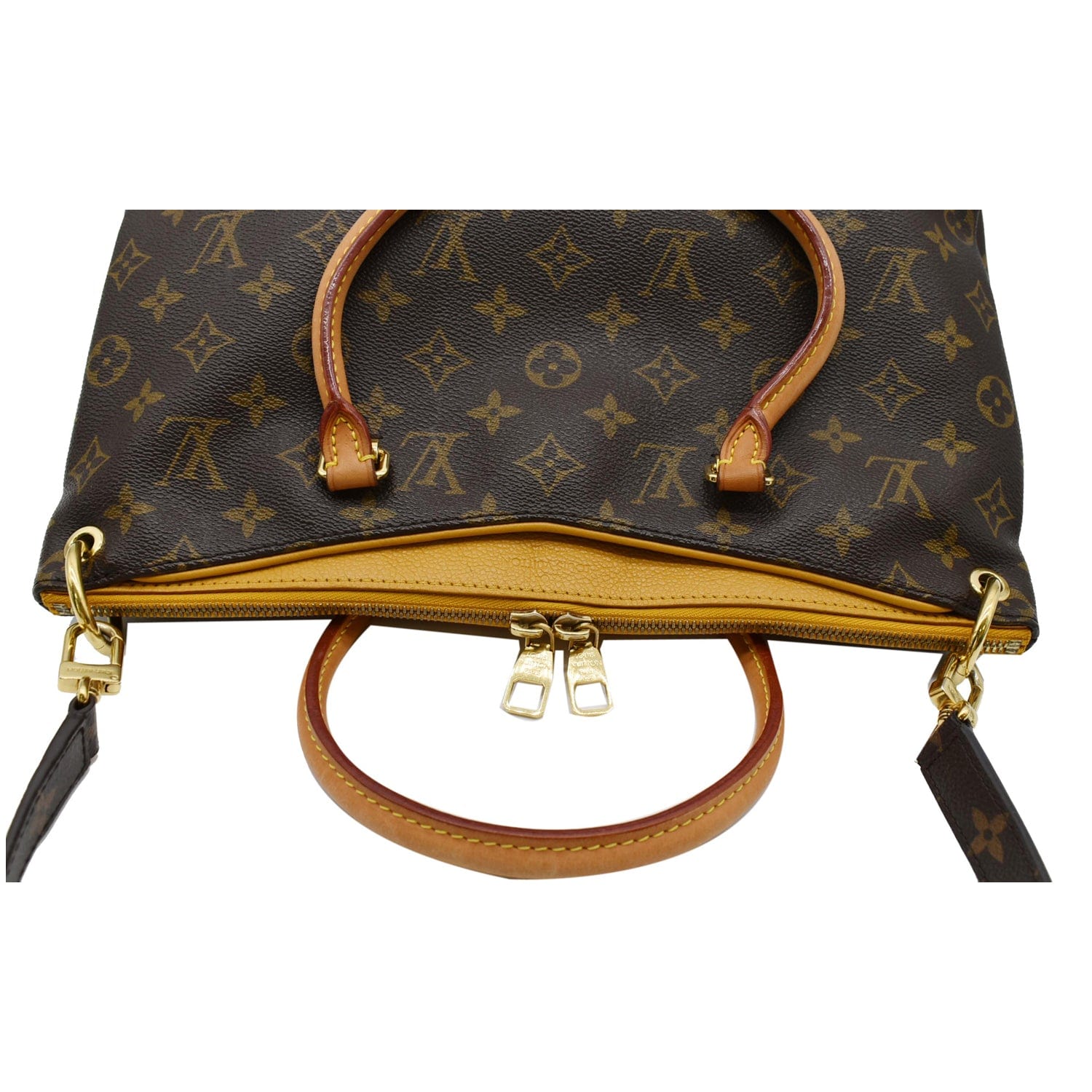 Louis Vuitton Monogram Pallas MM - Brown Shoulder Bags, Handbags