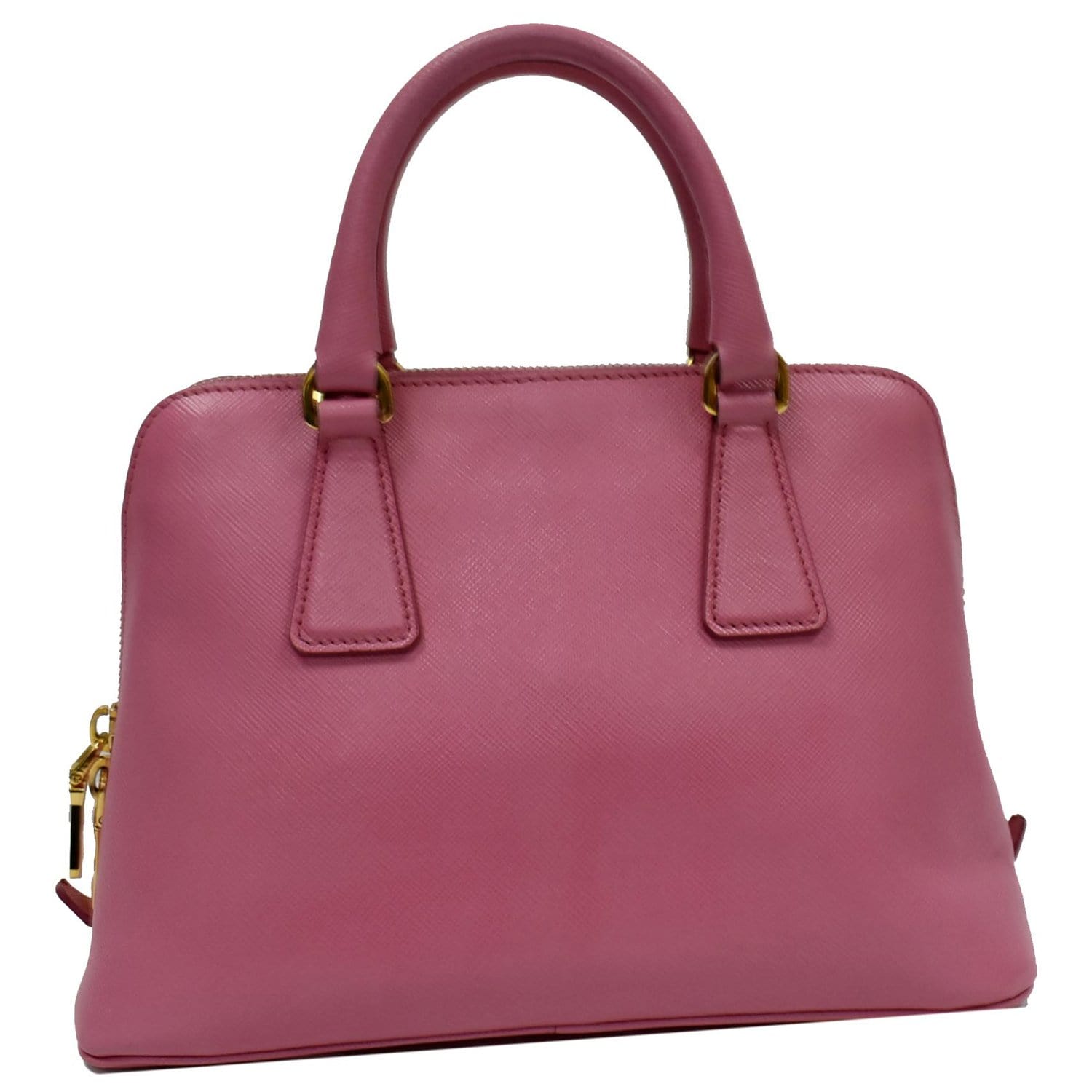 Prada Vintage - Mini Saffiano Leather Satchel Bag - Pink - Leather