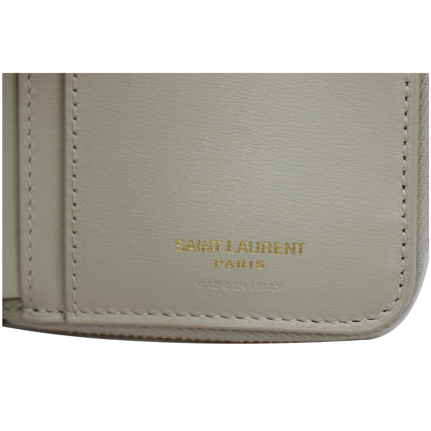 Saint Laurent YSL LINE ORIGAMI TINY WALLET IN GRAINED LEATHER (669959,  620287) in 2023
