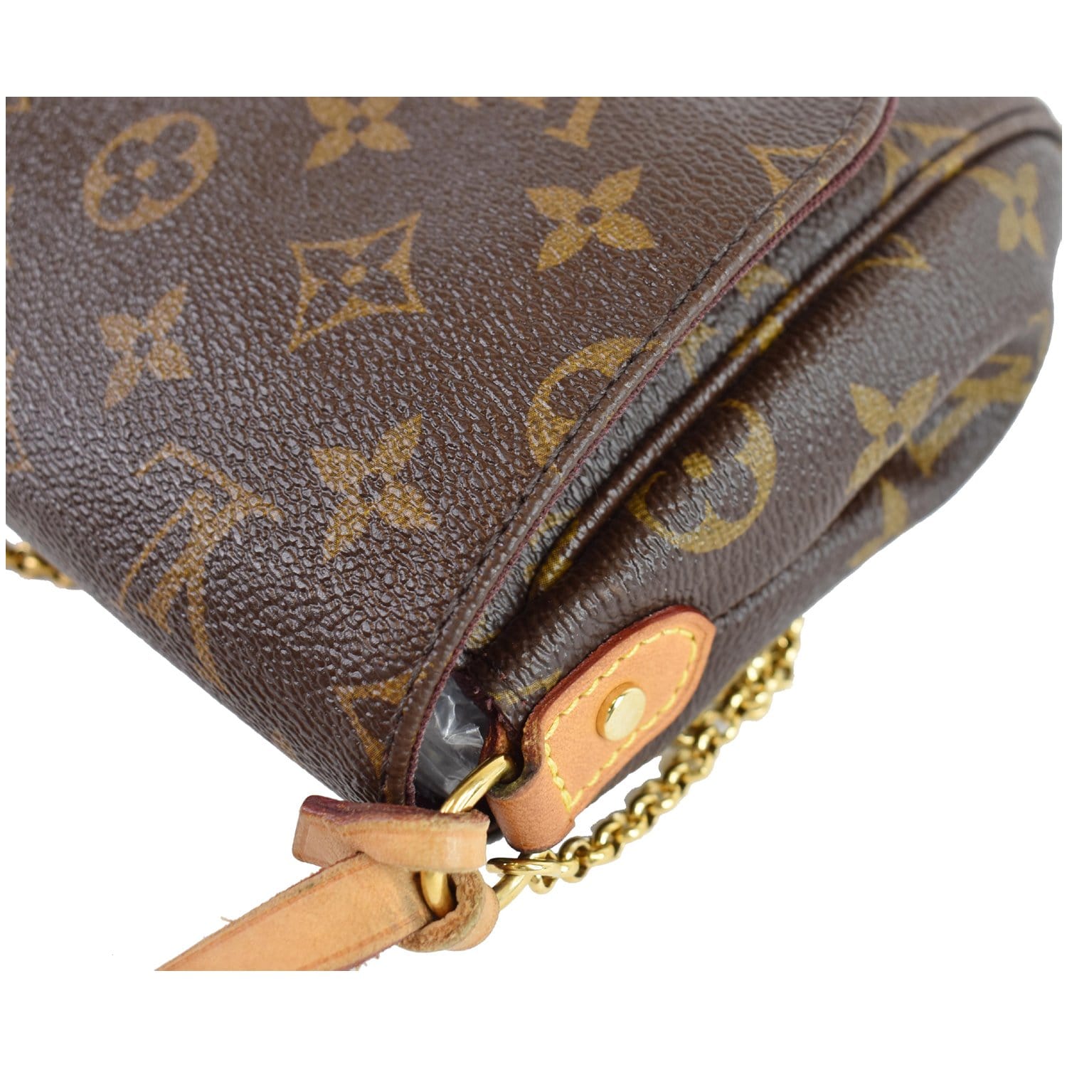 Louis Vuitton Favorite MM Monogram Canvas Clutch Purse Crossbody Hand Bag  M40718 Pre owned Brown Leather ref.673991 - Joli Closet