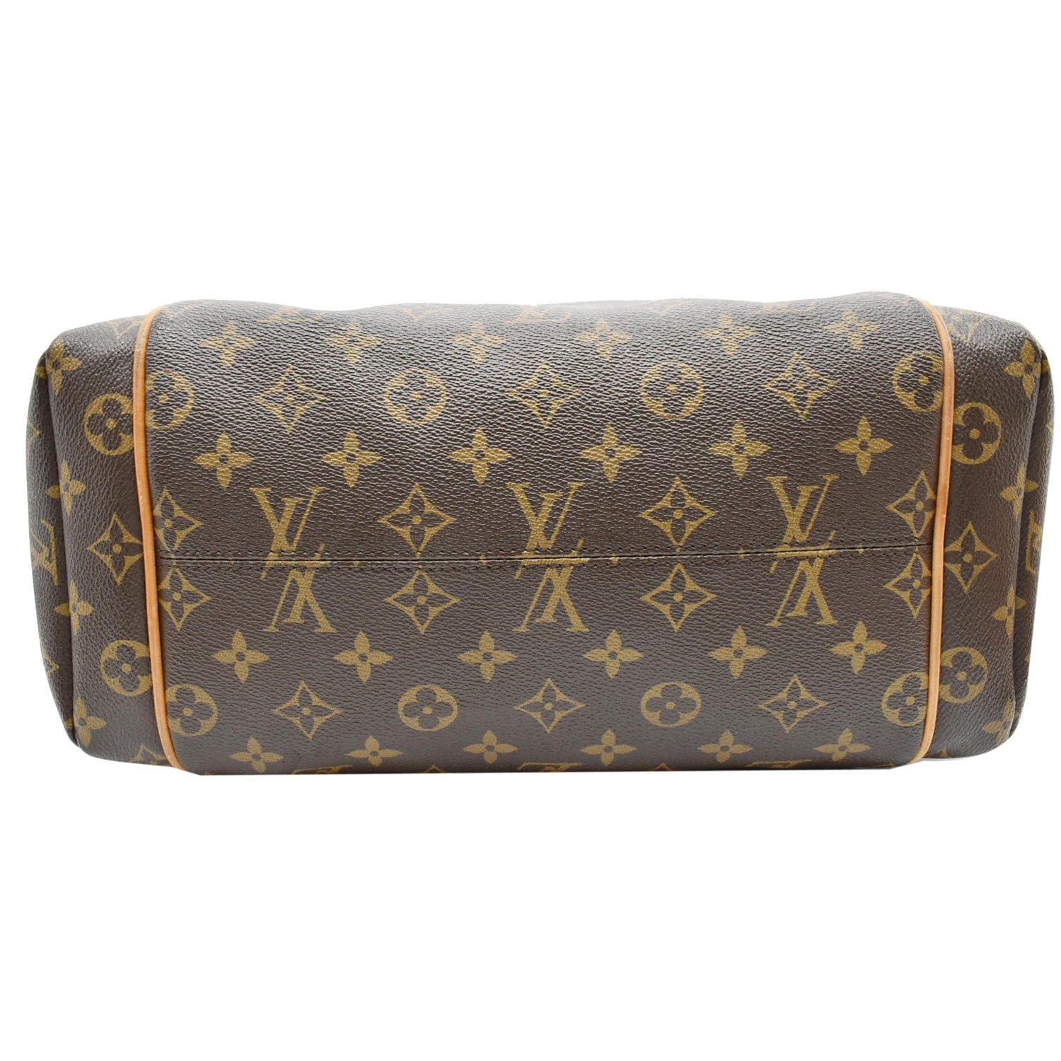 Louis+Vuitton+Totally+Beige+Strap+Shoulder+Bag+MM+Brown+Canvas for sale  online