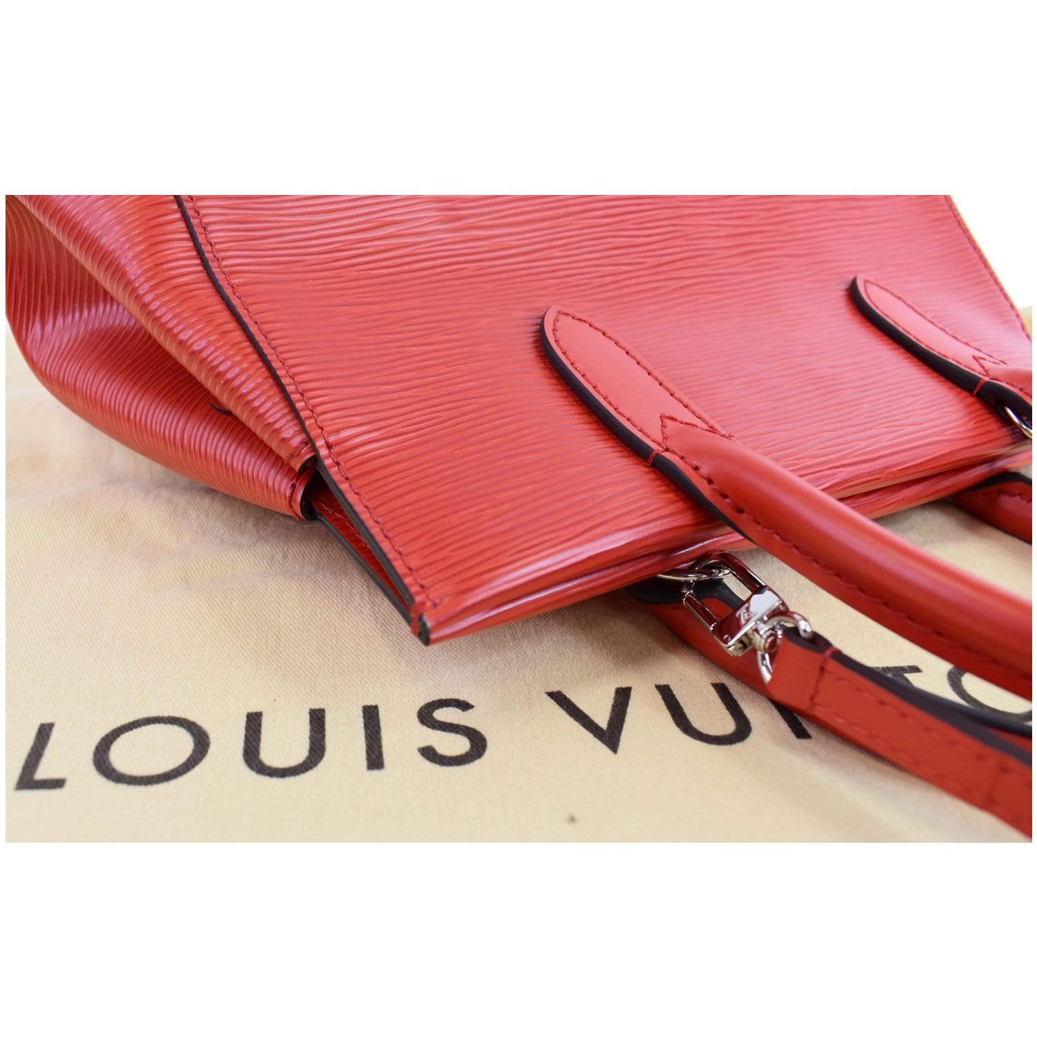 Marly cloth handbag Louis Vuitton Blue in Cloth - 27477641