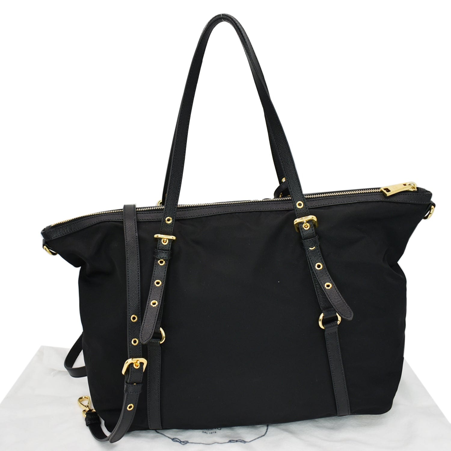 Prada Tessuto Nylon and Leather Shoulder Bag - The Palm Beach Trunk  Designer Resale and Luxury Consignment