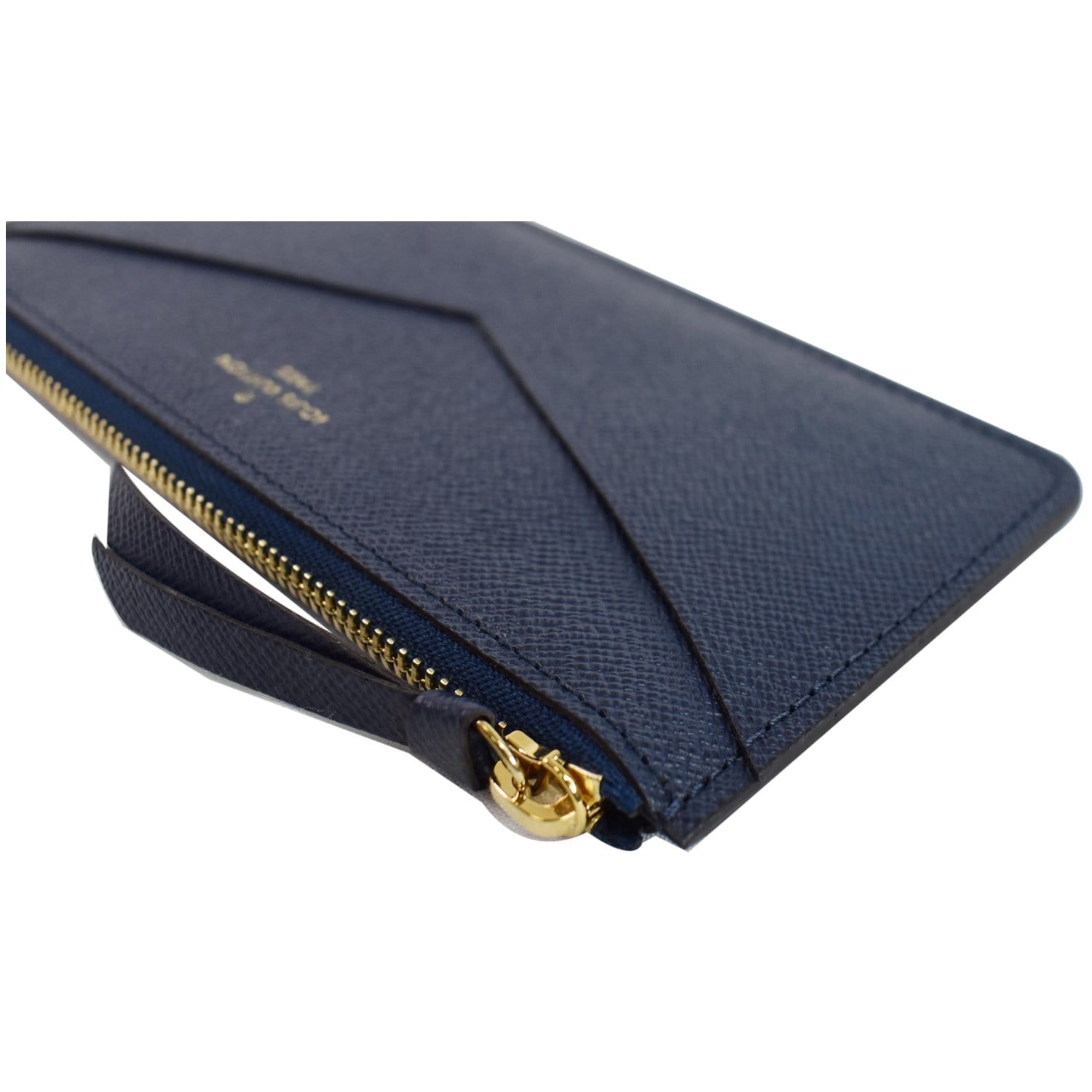 Louis Vuitton LV zippy wallet blue Leather ref.256757 - Joli Closet