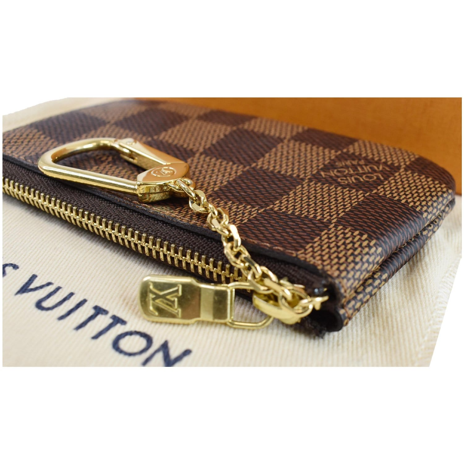 Louis Vuitton Style Damier Key Cles Coin Pouch