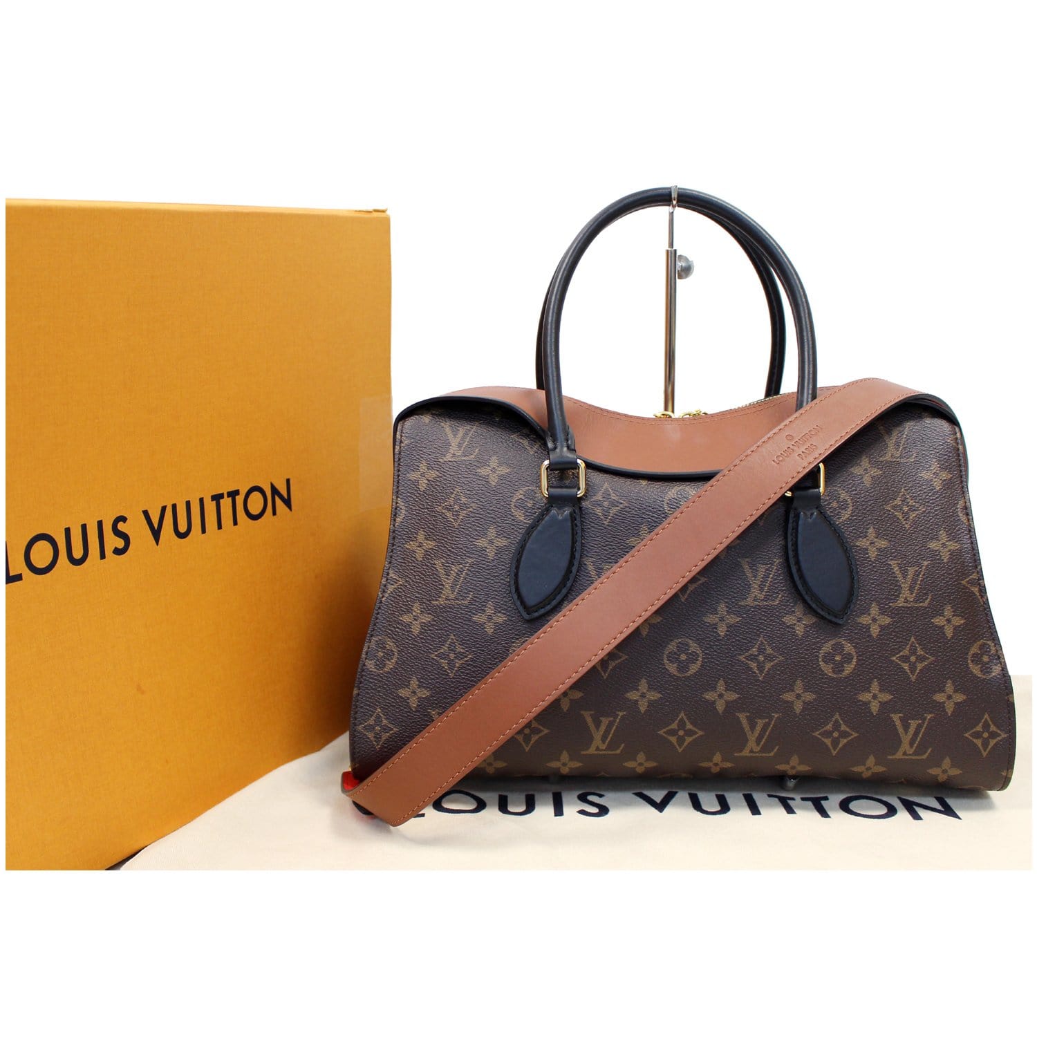 LOUIS VUITTON Louis Vuitton Monogram Tuileries Tote Caramel M41456