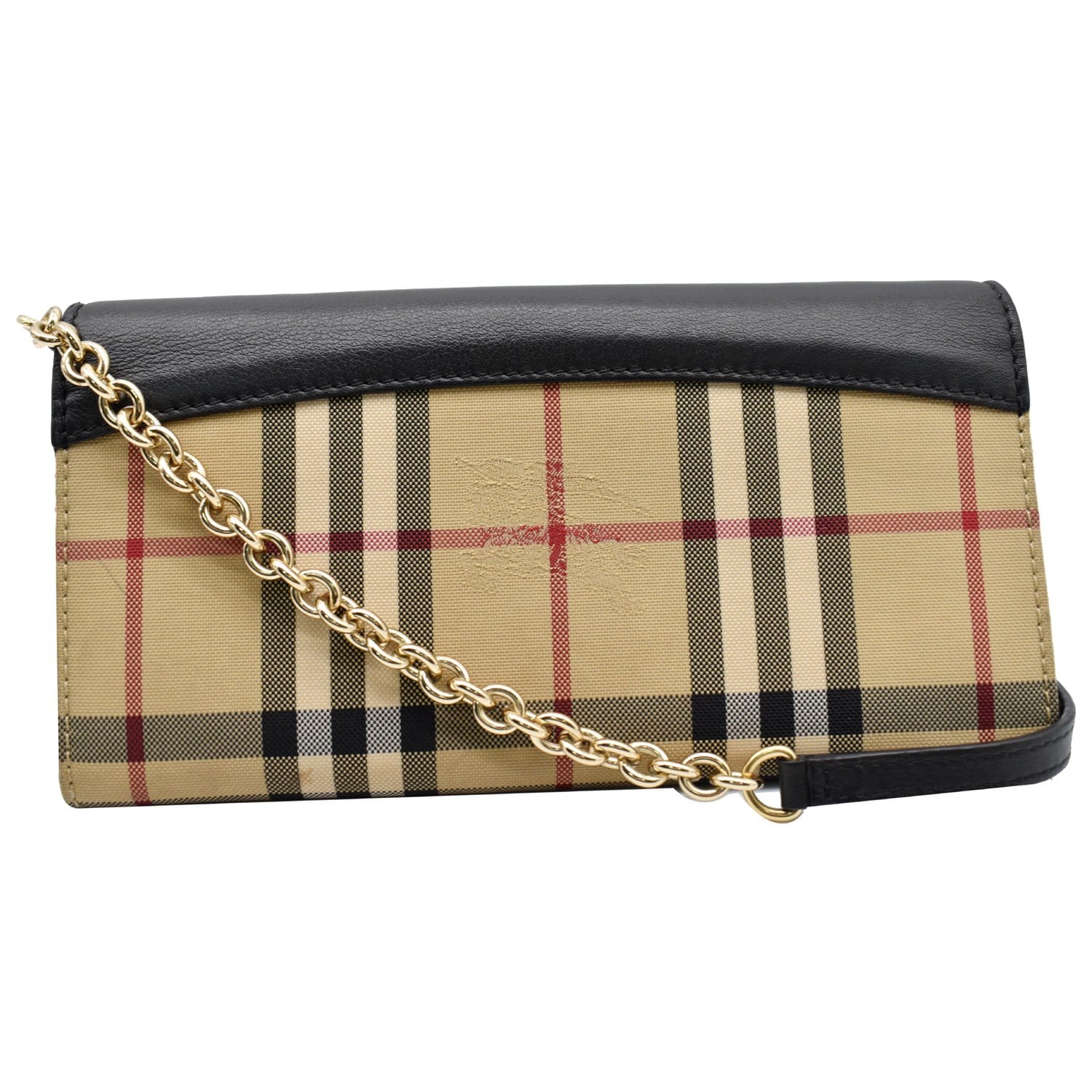 House Check Chase Money Clip Card Case Wallet // Black - Burberry Luxury  Bags & Wallets - Touch of Modern