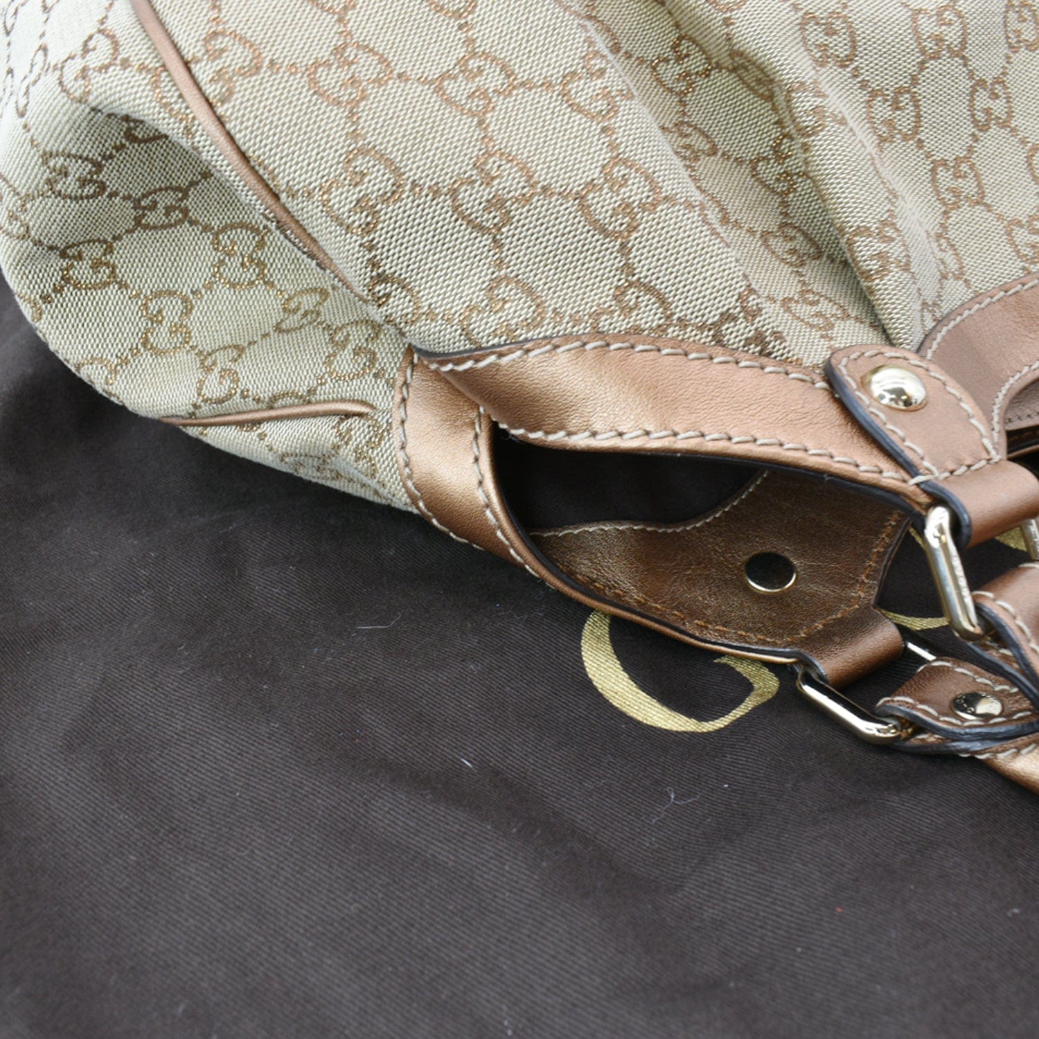 Gucci GG Canvas Medium Sukey Tote - Brown Totes, Handbags
