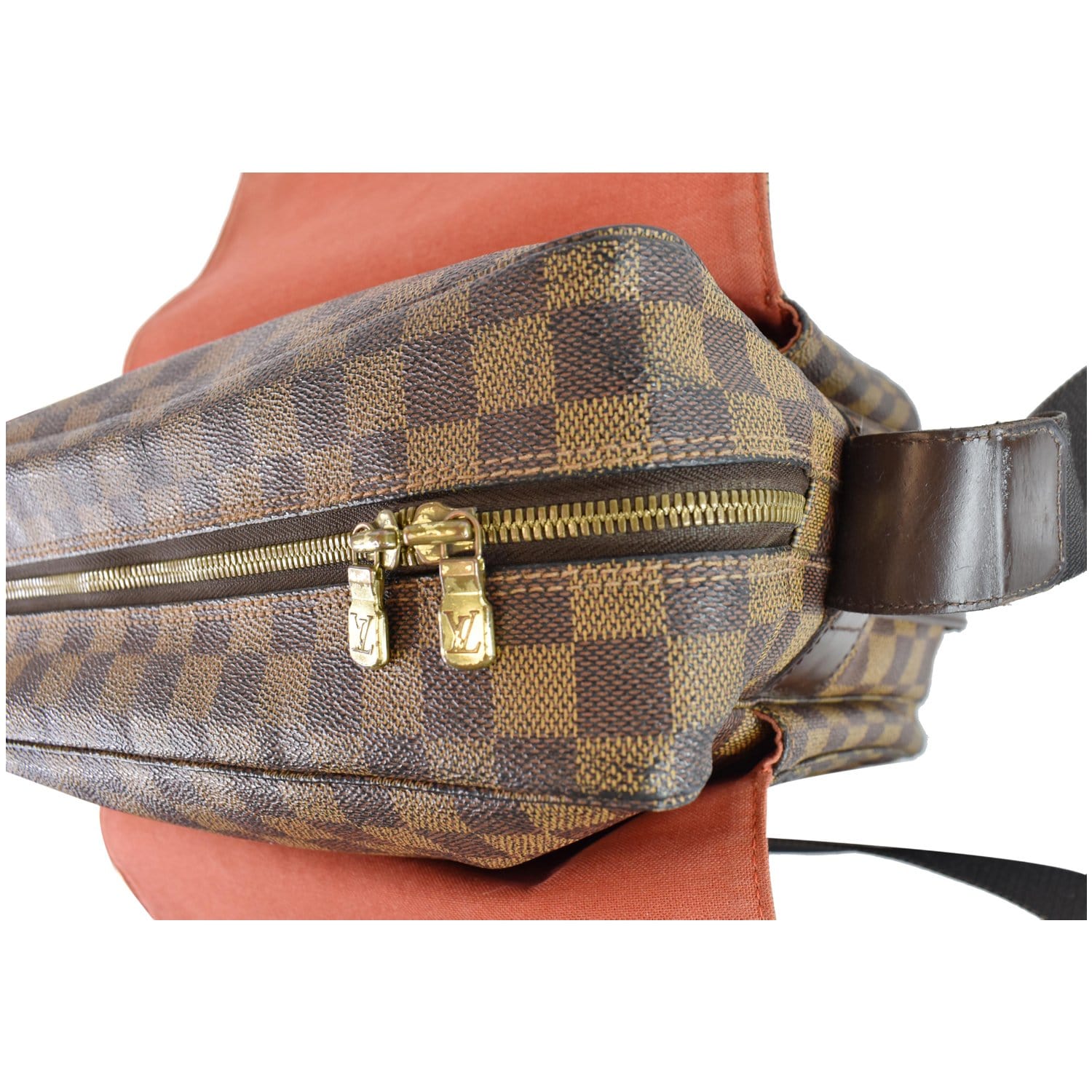 Brown Louis Vuitton Damier Ebene Naviglio Crossbody Bag, RvceShops Revival