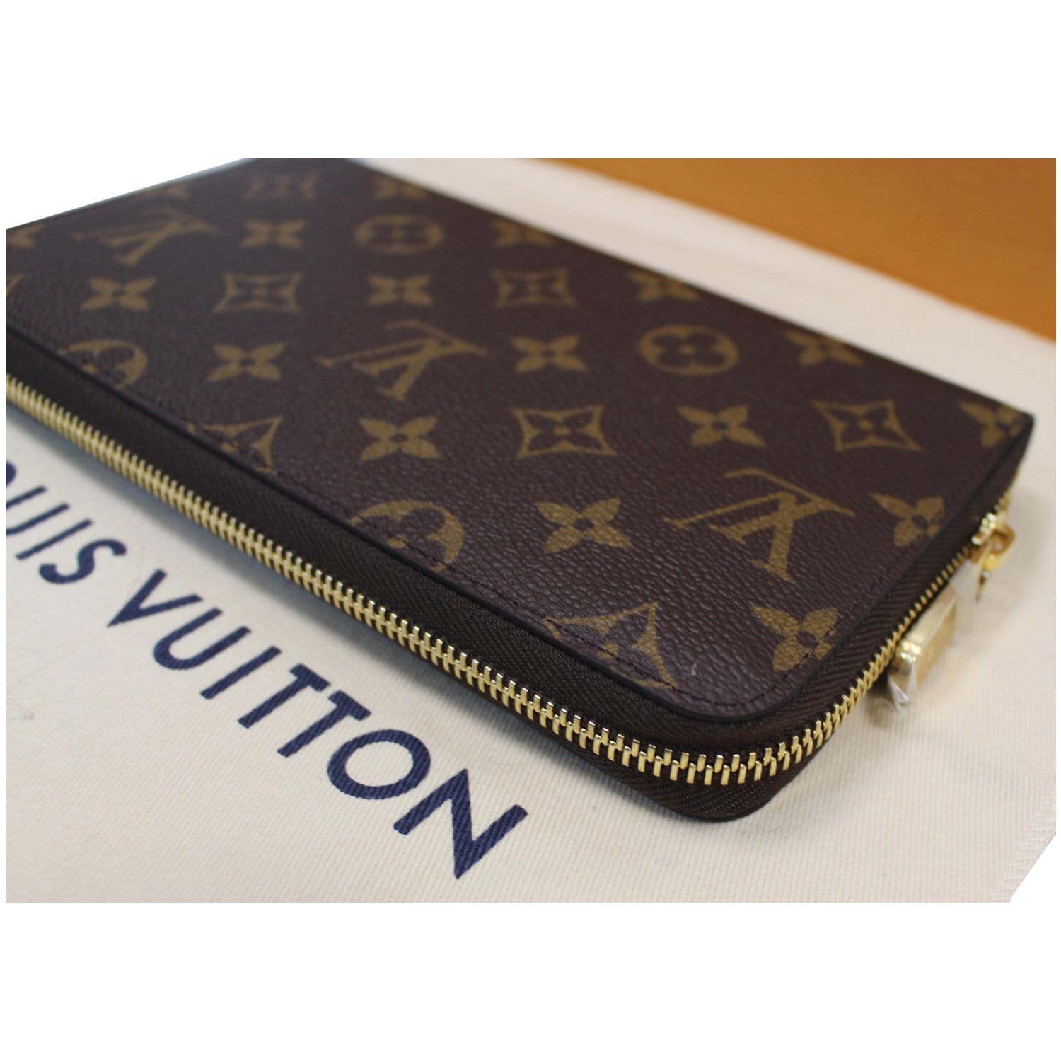[Date Code & Stamp] Louis Vuitton Monogram Long Zip Around Wallet