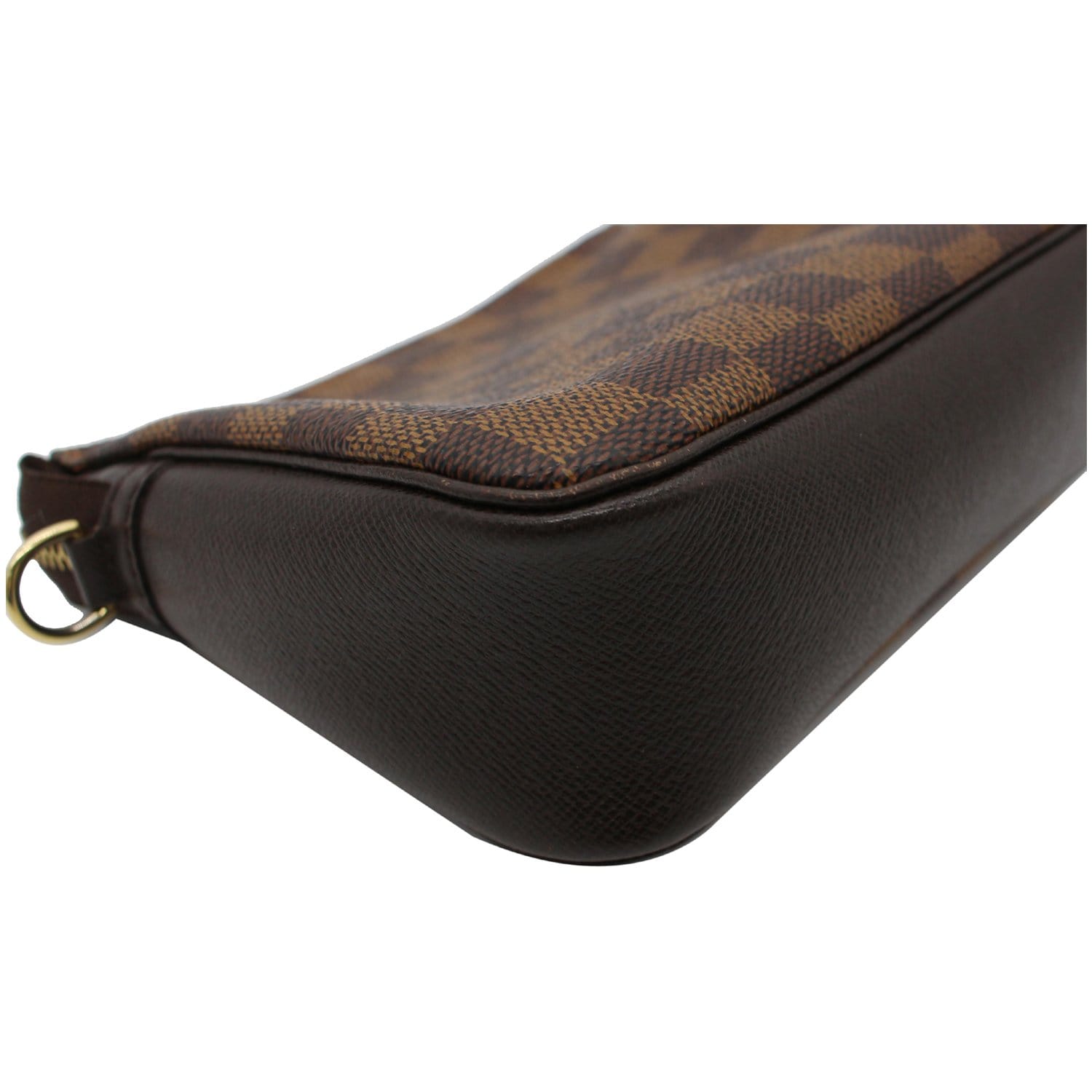 Brown Louis Vuitton Damier Ebene Pochette Trousse Handbag