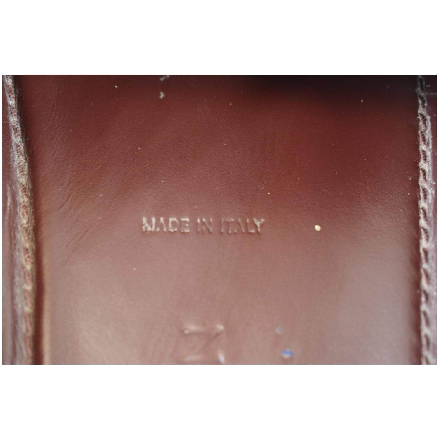 Hockenheim leather flats Louis Vuitton Burgundy size 41.5 EU in Leather -  27782334