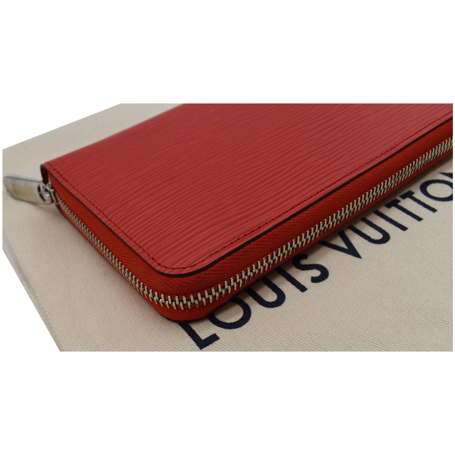 Circa 2010's Rare Louis Vuitton Wallet or Clutch Zippy Red Alligator Wallet