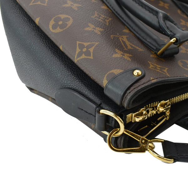 LOUIS VUITTON Soufflot BB Monogram Canvas Shoulder Crossbody Bag Black