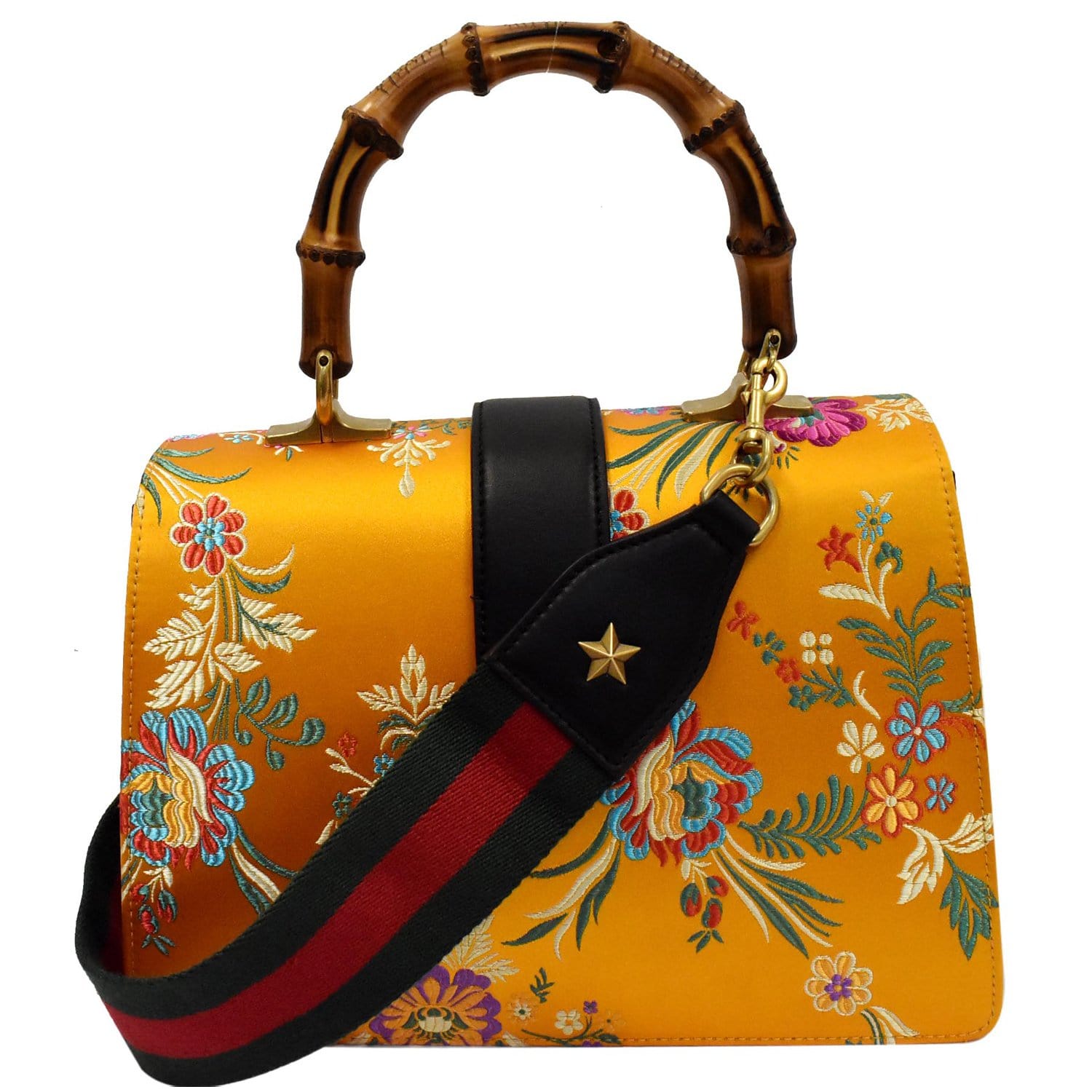 Gucci Dionysus Medium Top Handle Floral Jacquard Bag