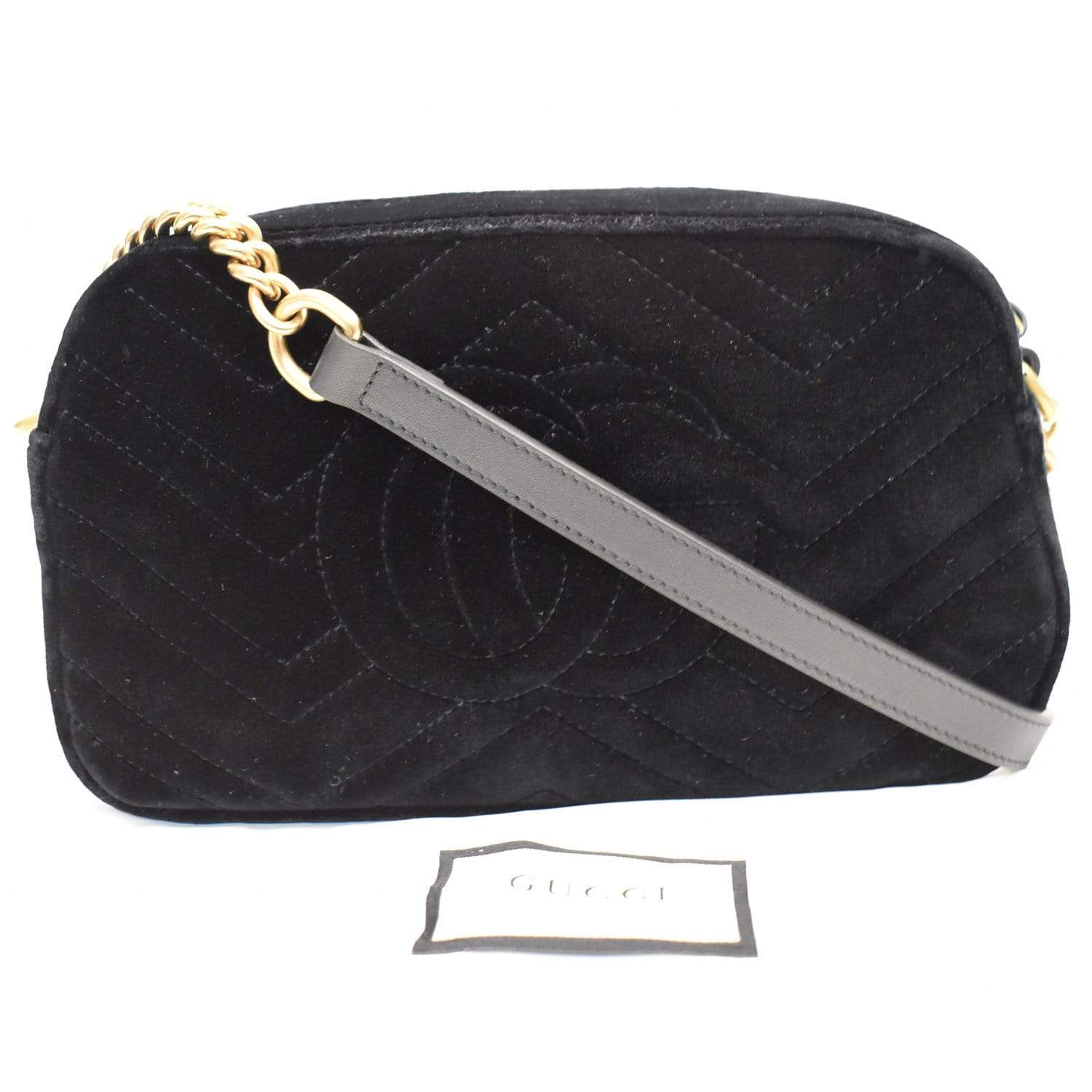 Shop GUCCI GG Marmont GG Marmont small shoulder bag (447632 DTD1T 9022) by  Eretico