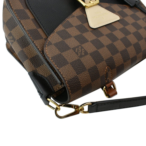 LOUIS VUITTON Beaumarchais Damier Ebene Shoulder Bag Brown