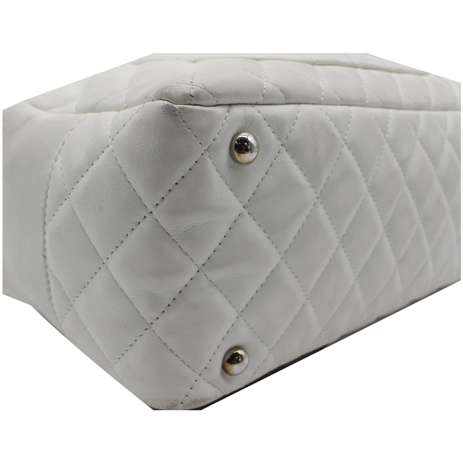 Chanel Cambon Ligne Quilted Crossbody Bag Black White Calfskin 8942199 98565